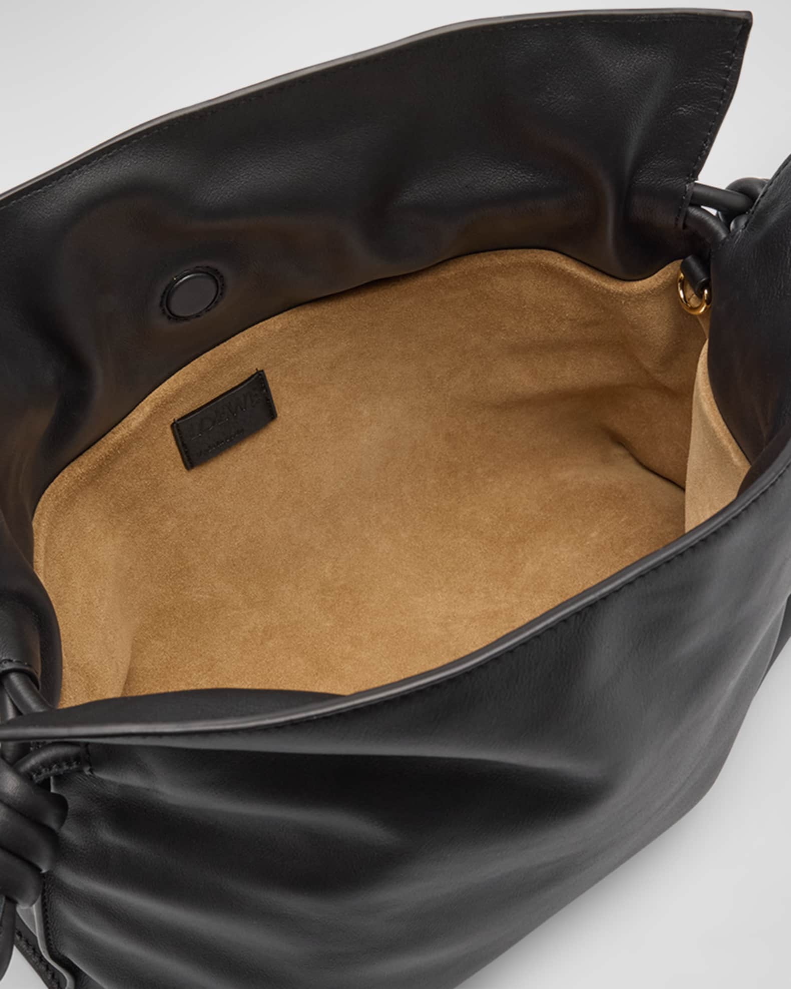 Flamenco Medium Clutch Bag in Napa Leather | Neiman Marcus