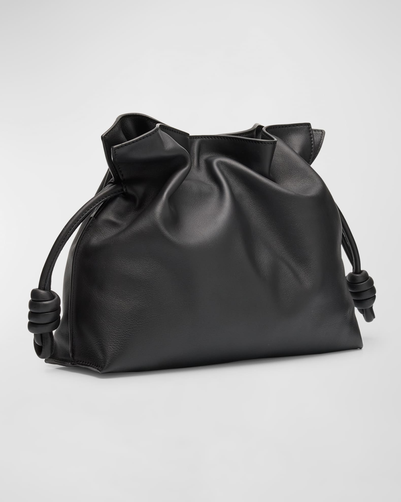 Flamenco Medium Clutch Bag in Napa Leather | Neiman Marcus