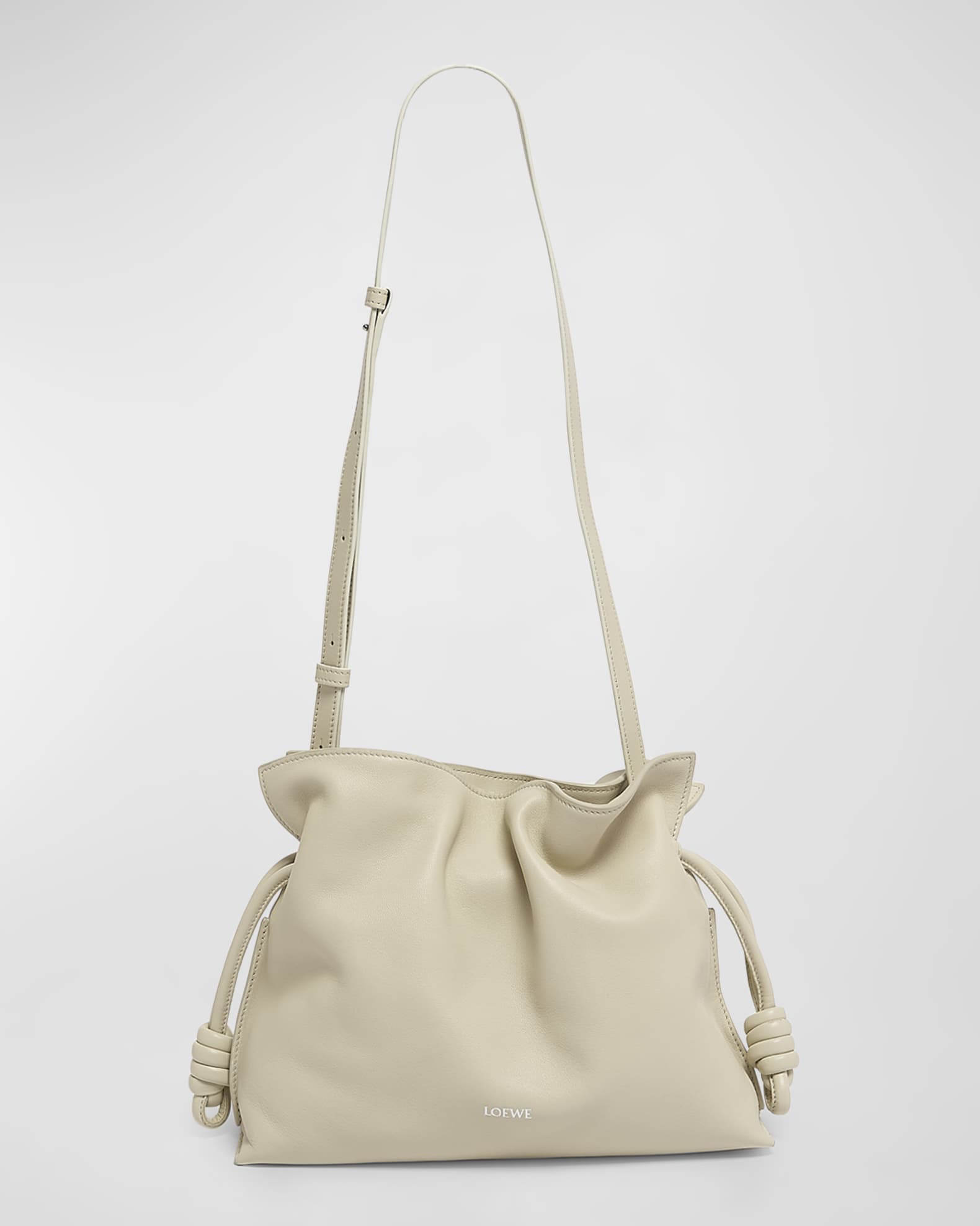 Flamenco Medium Clutch Bag in Napa Leather  0
