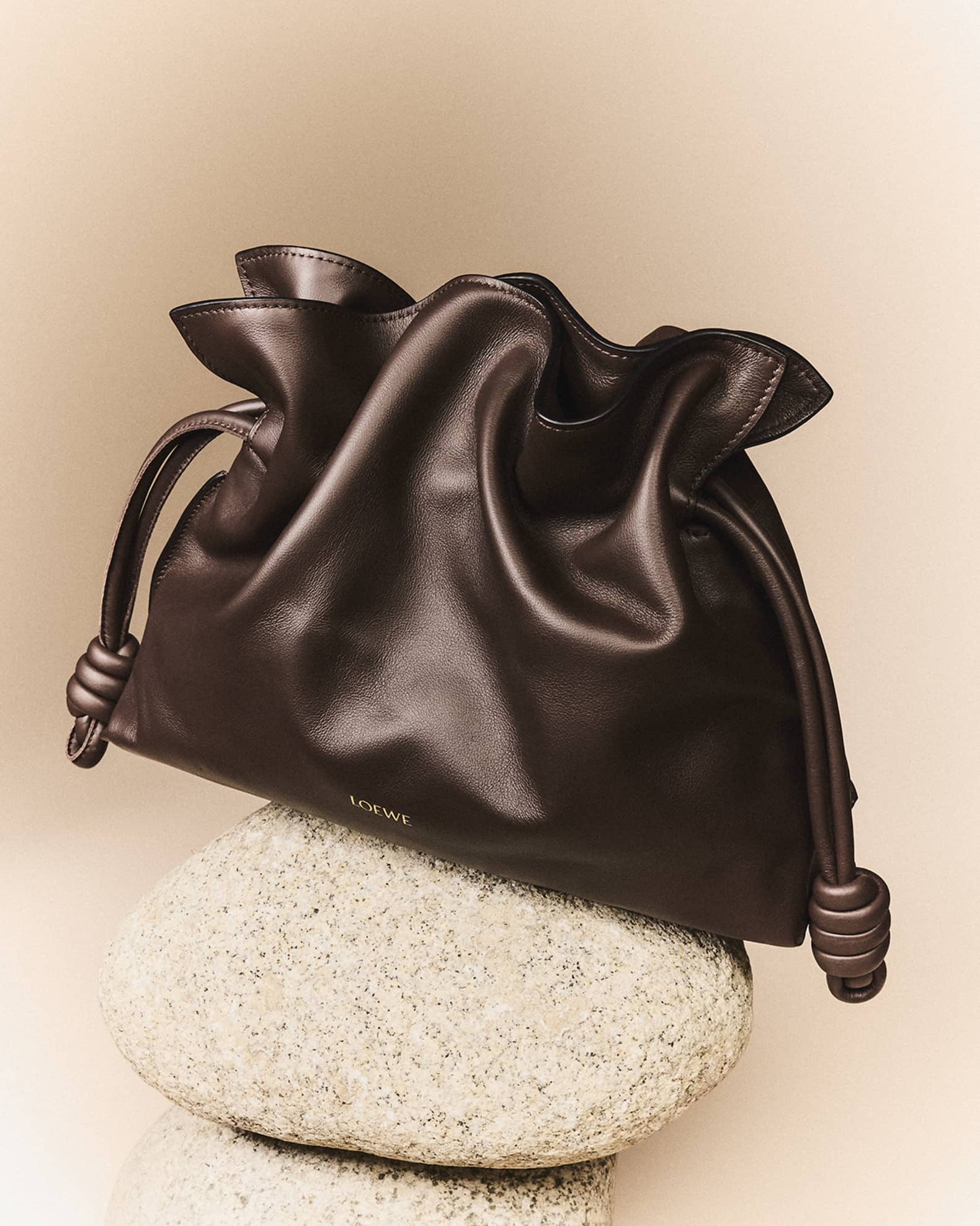 【関税&送料込】Loewe Printed Nappa Leather Medium Flamenco Loewe Flamenco Medium Clutch Bag in Napa Leather | Neiman Marcus