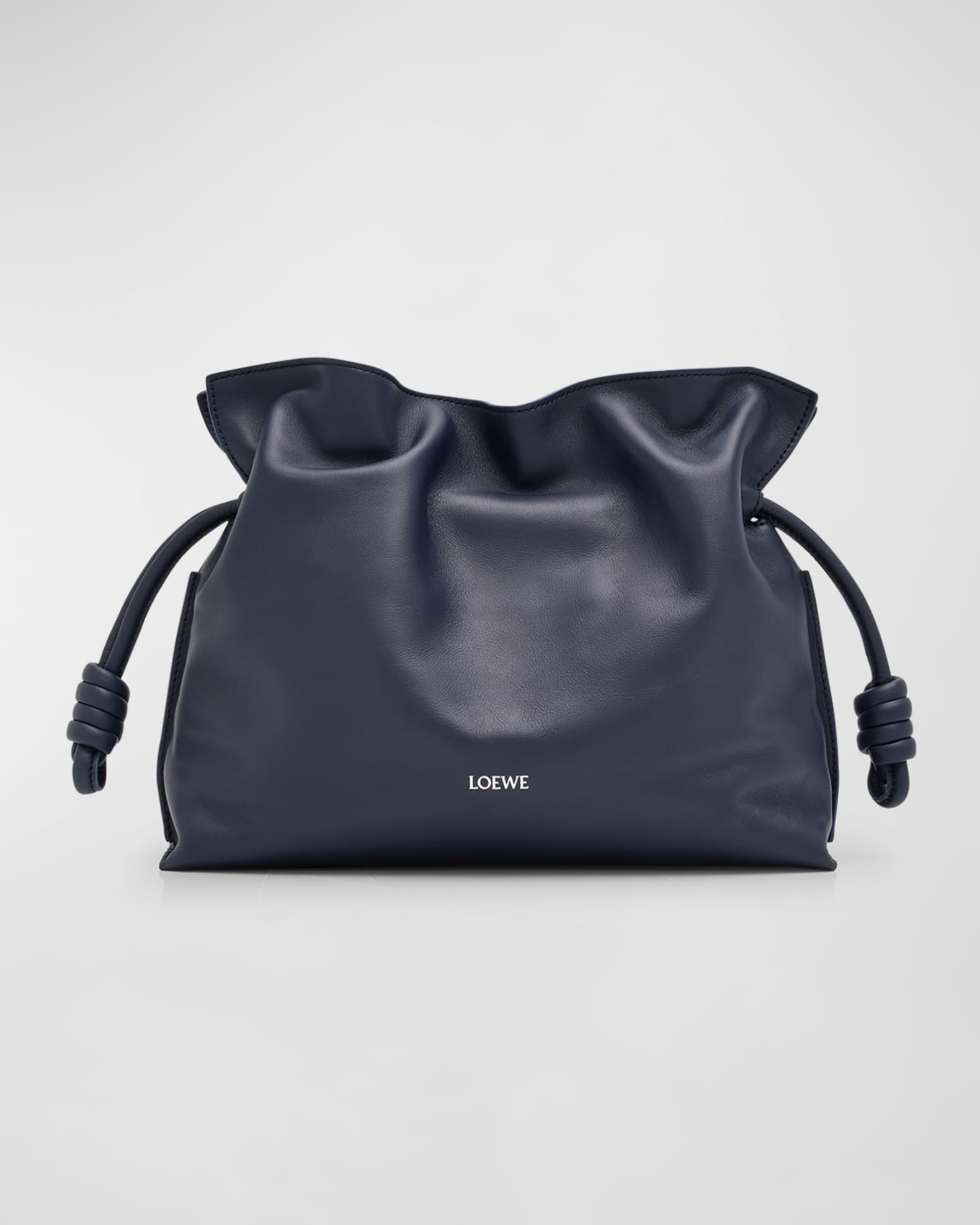 Flamenco Medium Clutch Bag in Napa Leather  0