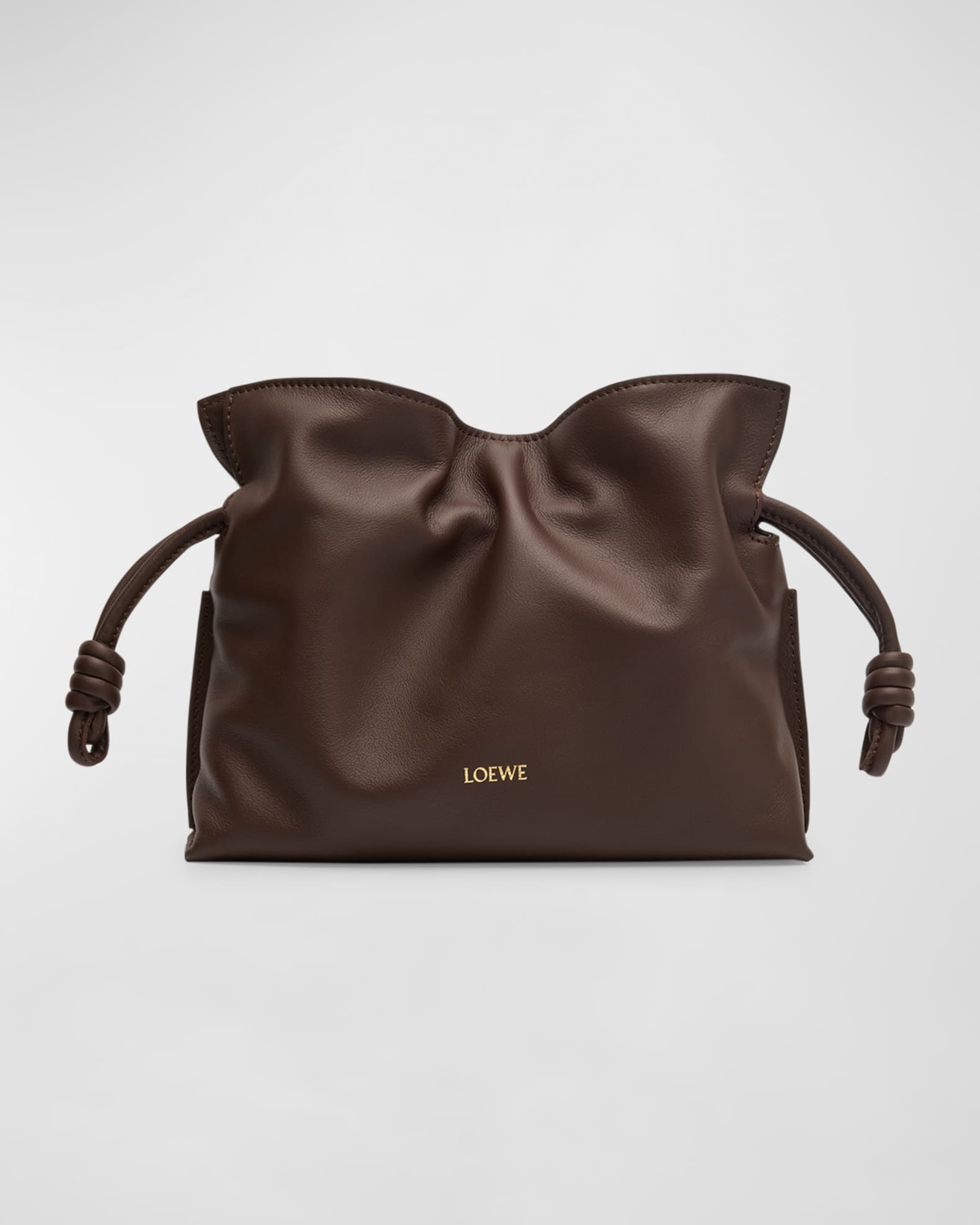 Flamenco Mini Clutch Bag in Napa Leather  0