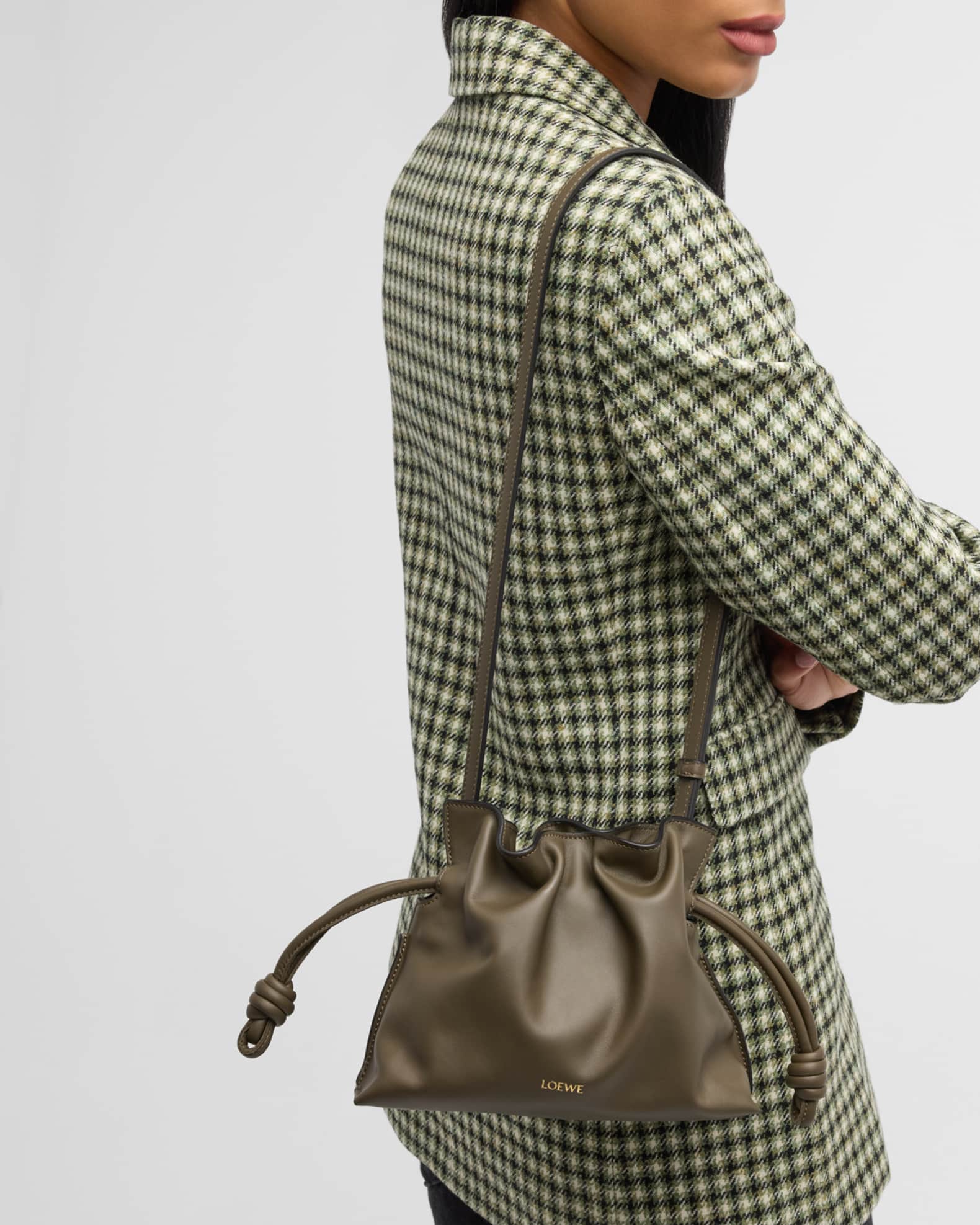 Loewe Flamenco Mini Clutch Bag in Napa Leather | Neiman Marcus