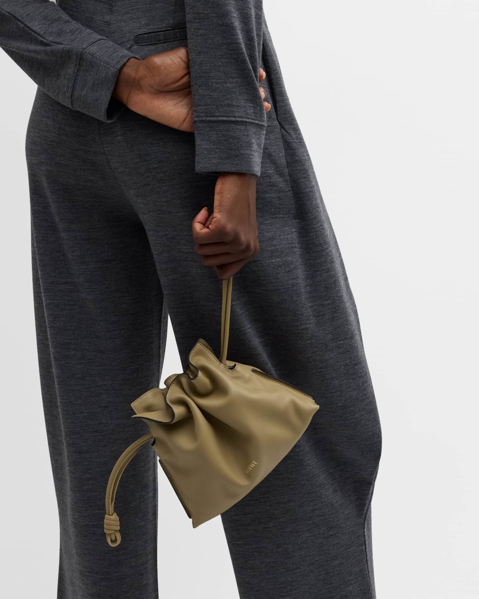 Loewe Flamenco Mini Clutch Bag in Napa Leather | Neiman Marcus