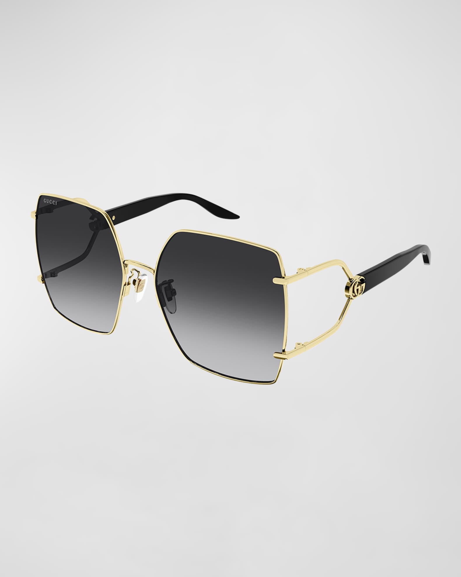 Gucci GG Logo Metal Butterfly Sunglasses Neiman Marcus