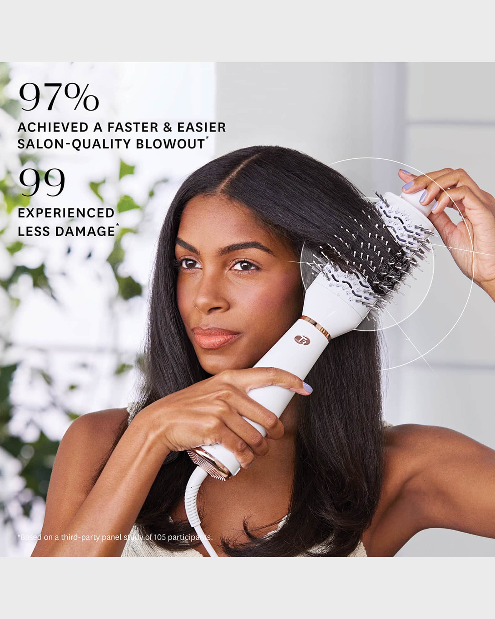 T3 T3 AireBrush One Step Smoothing and Volumizing Hair Dryer Brush Neiman Marcus