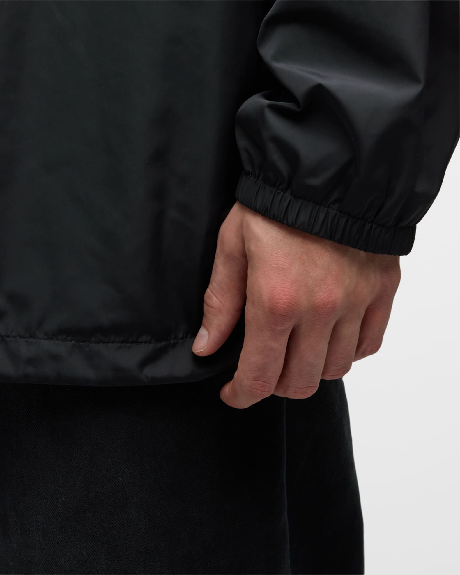Balenciaga Men's Bicolor Logo Zip-Up Jacket | Neiman Marcus