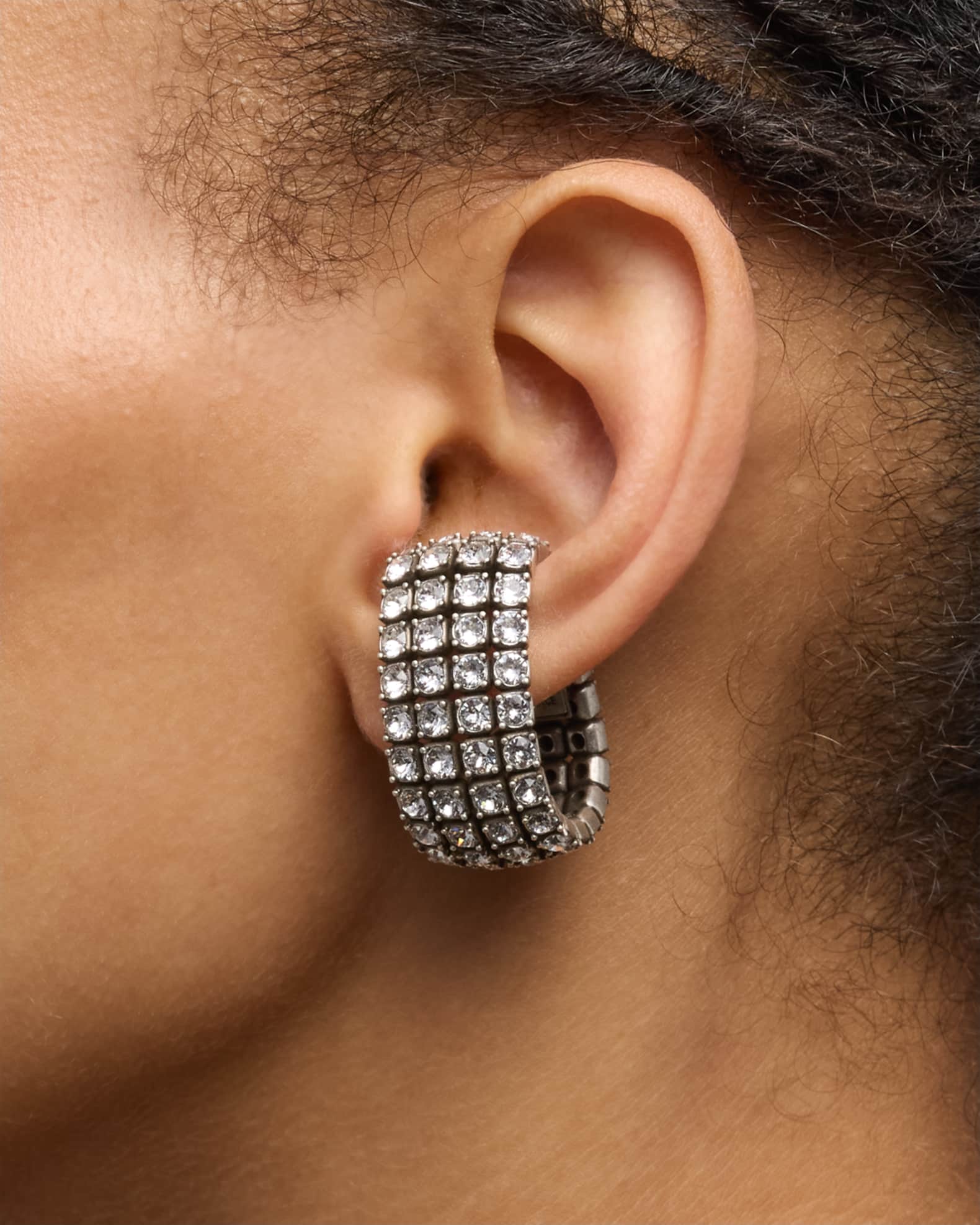 BALENCIAGA イヤーカフ PLATED EAR CUFF 792839 TZ99G Balenciaga Glam Ear Cuffs | Neiman Marcus