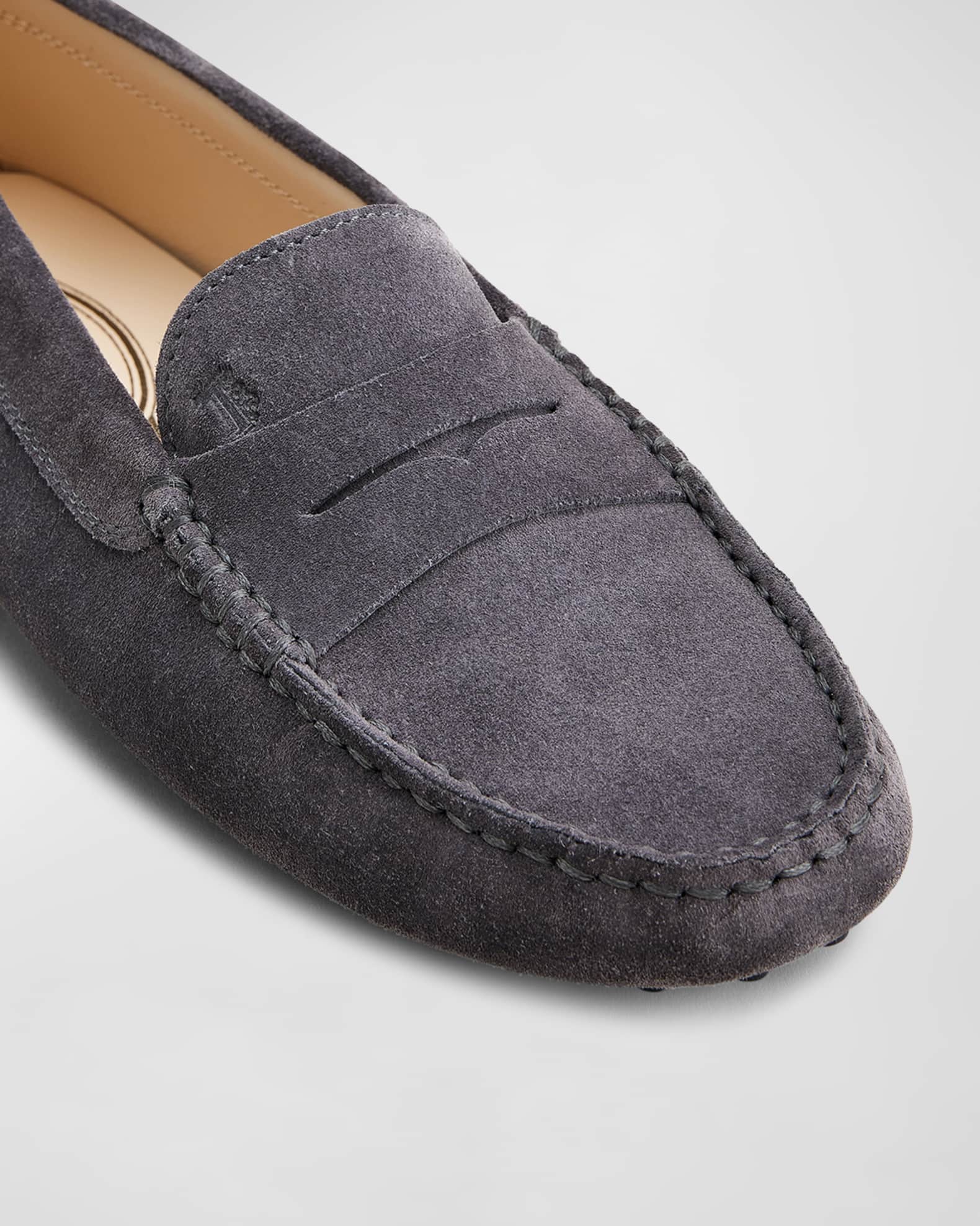 suede driver loafers