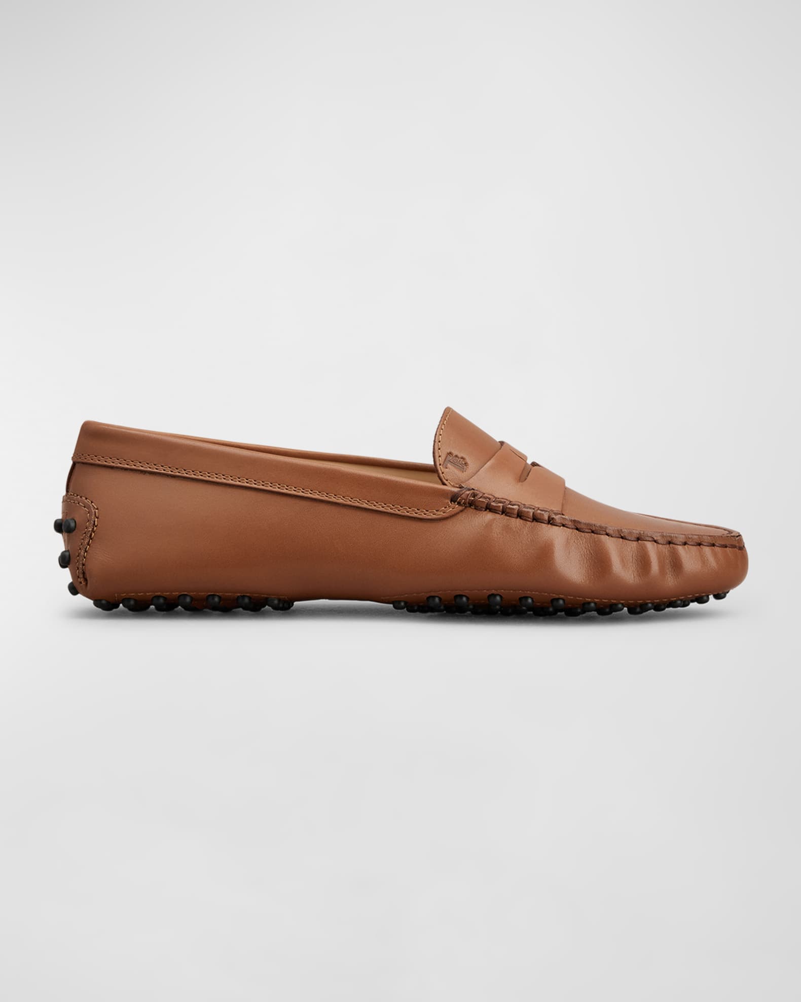 Leather Driver Penny Loafers 0
