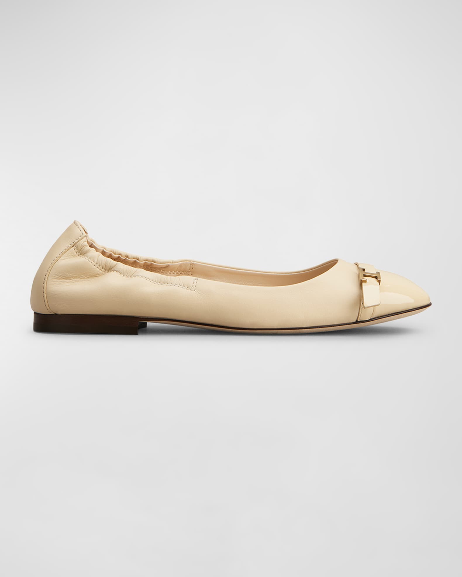 5mm Gommini Metallic Leather Flats