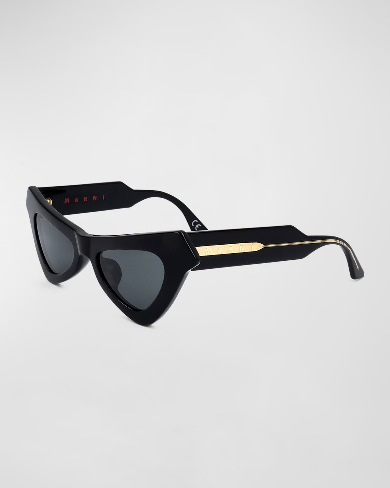 Logo Acetate Cat-Eye Sunglasses  0