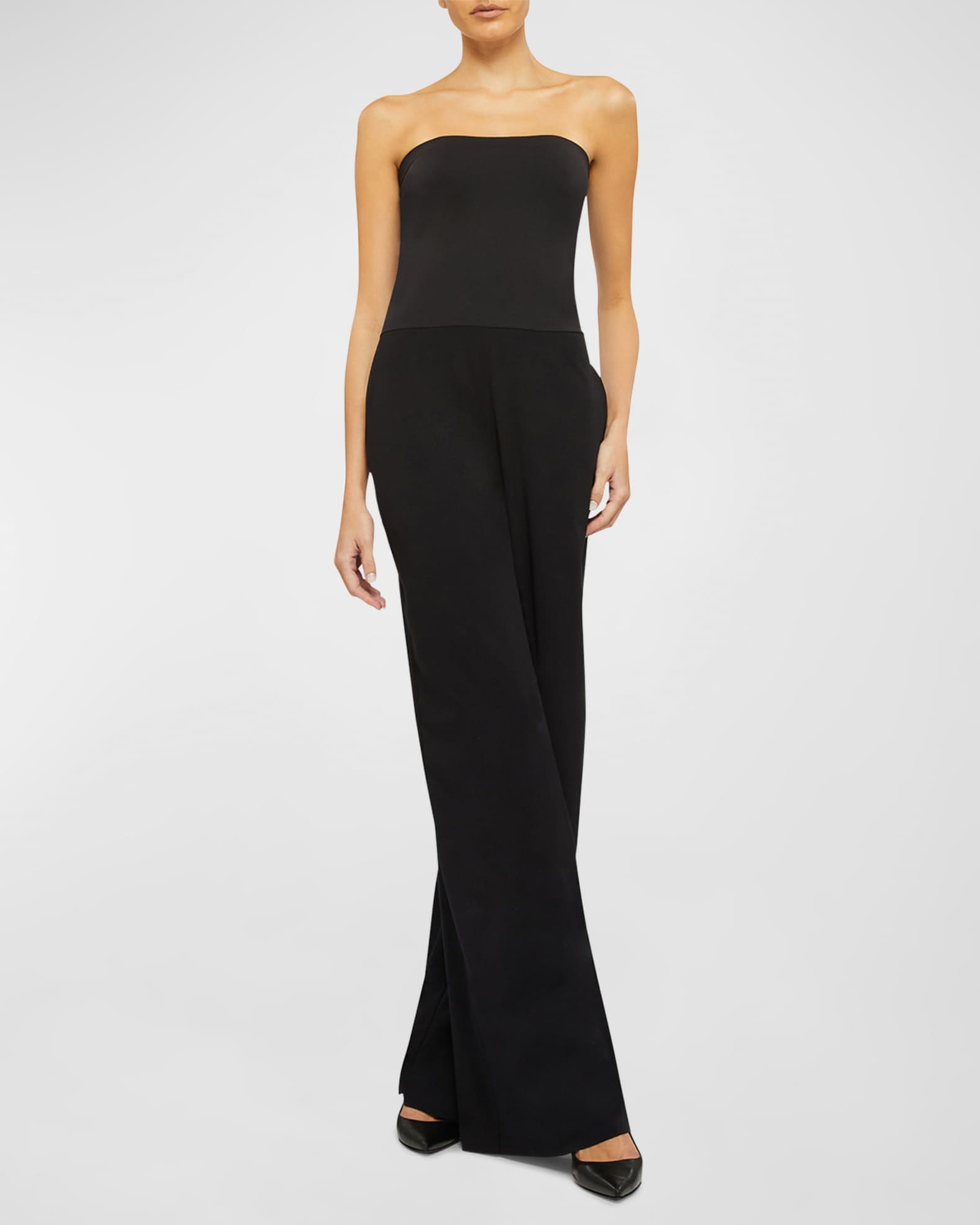 Aurora Strapless Jumpsuit - Red
