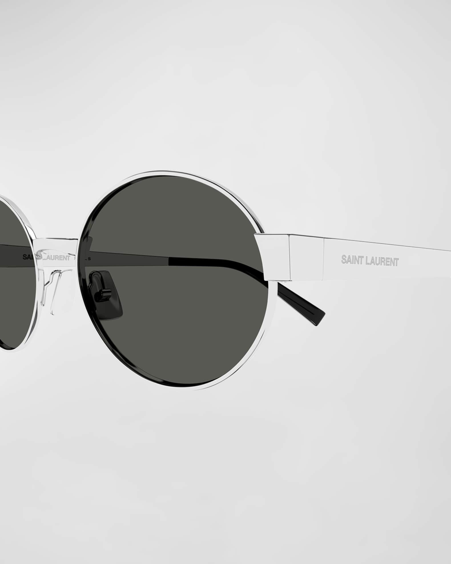 Logo Metal Oval Sunglasses  1