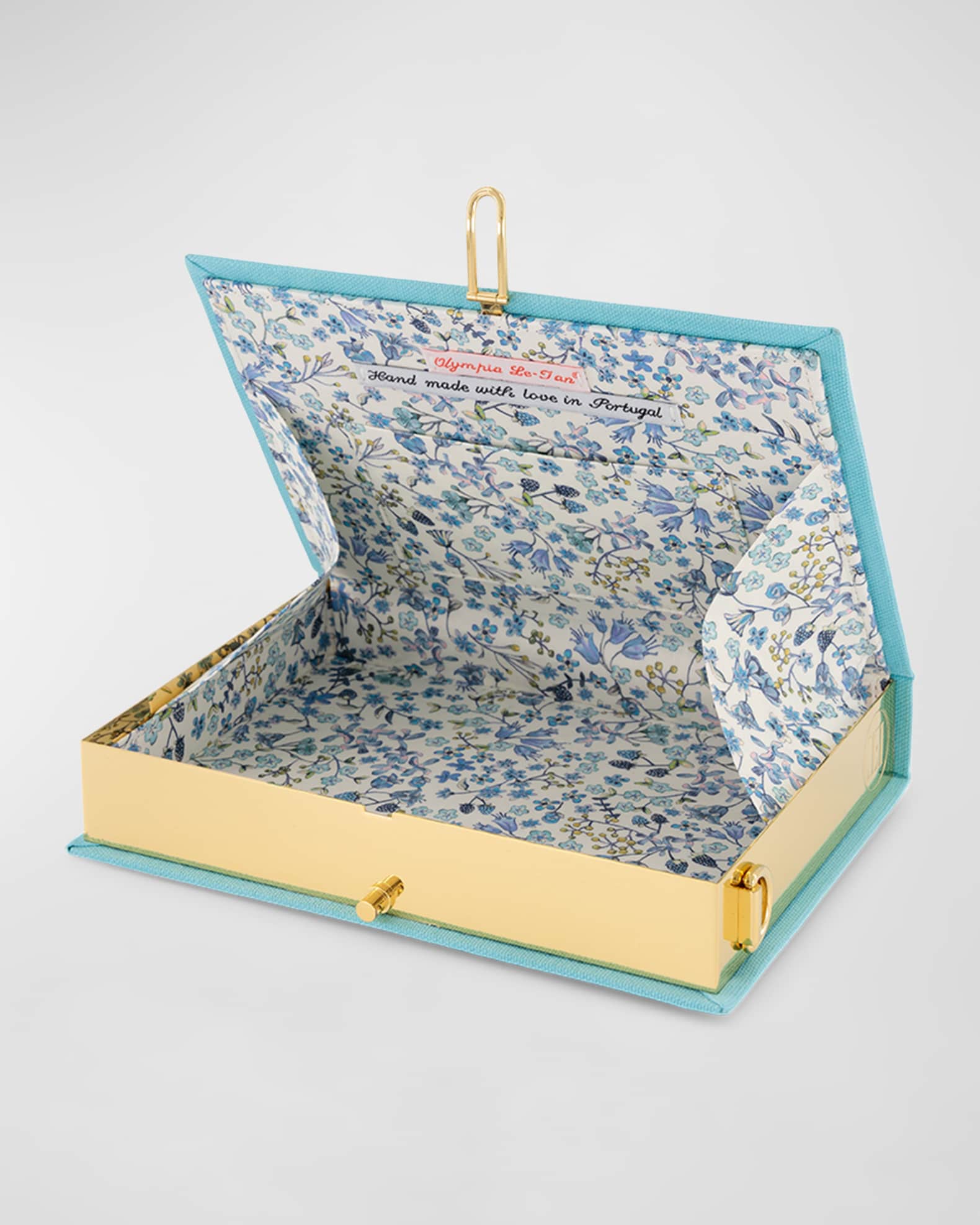 Olympia Le-Tan Watchful Gaze Book Clutch Bag | Neiman Marcus