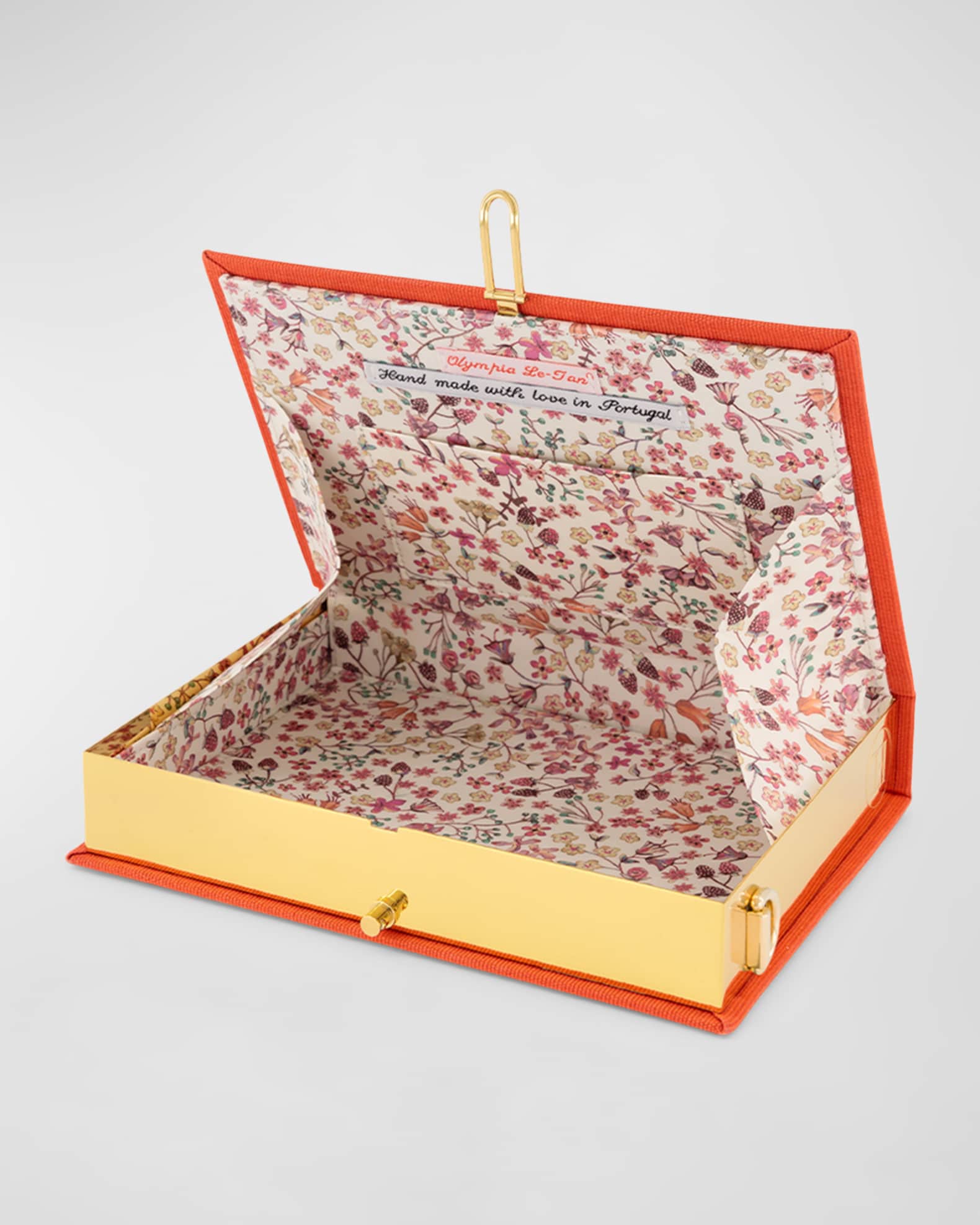 Olympia Le-Tan Ananas Book Clutch Bag | Neiman Marcus