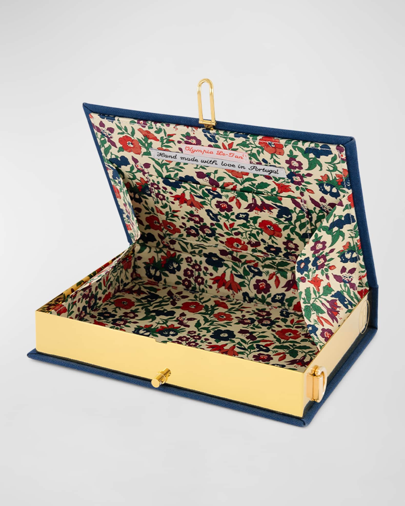 Olympia Le-Tan Oranges Book Clutch Bag | Neiman Marcus