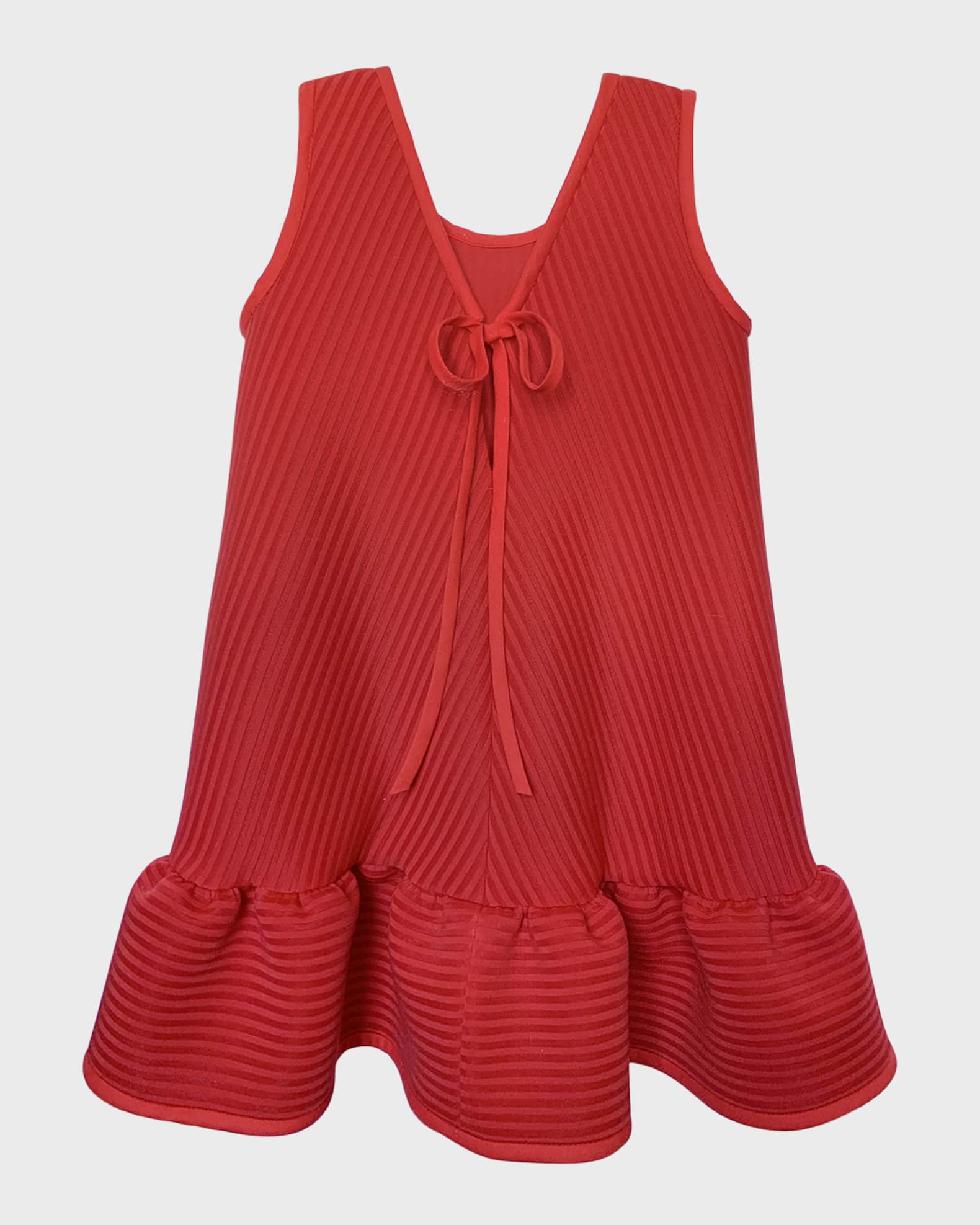 strapless open back dress La Divine CD355 Strapless Light Neoprene Gown Red / 6