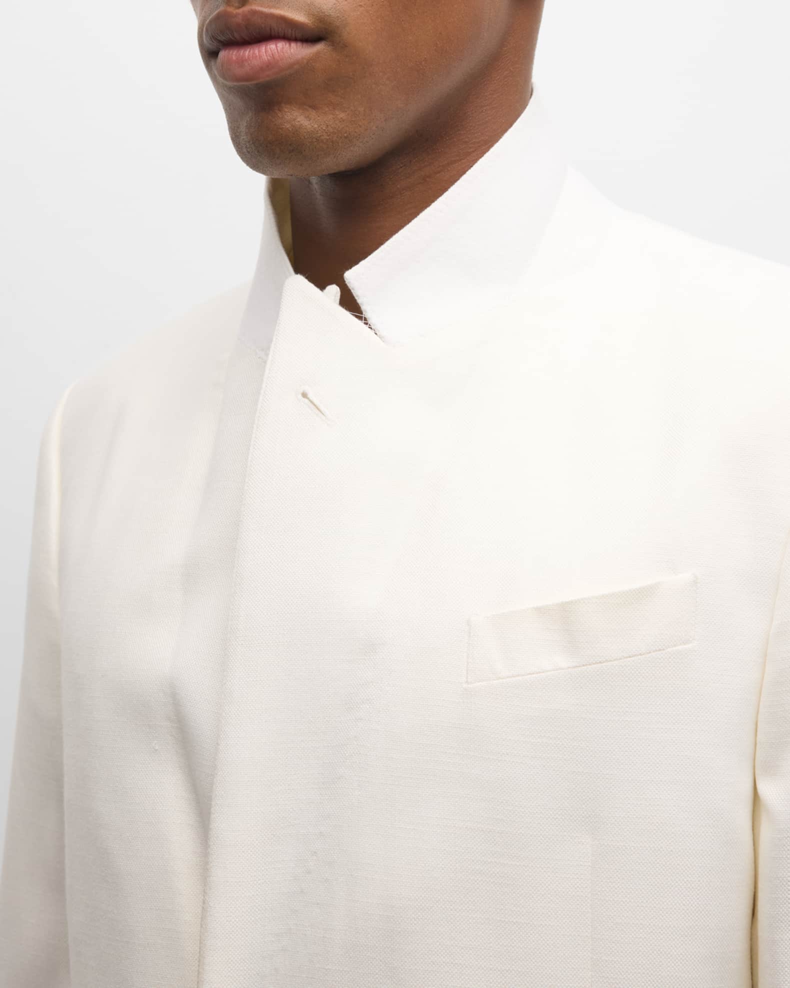 Emporio Armani Men's Textured Solid Dinner Jacket | Neiman Marcus