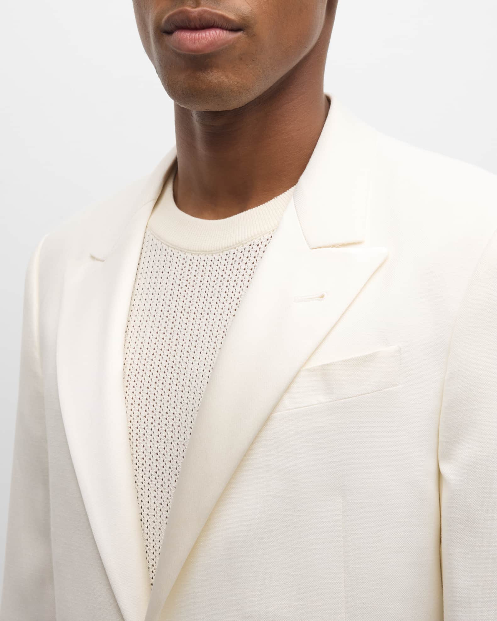 Emporio Armani Men's Textured Solid Dinner Jacket | Neiman Marcus