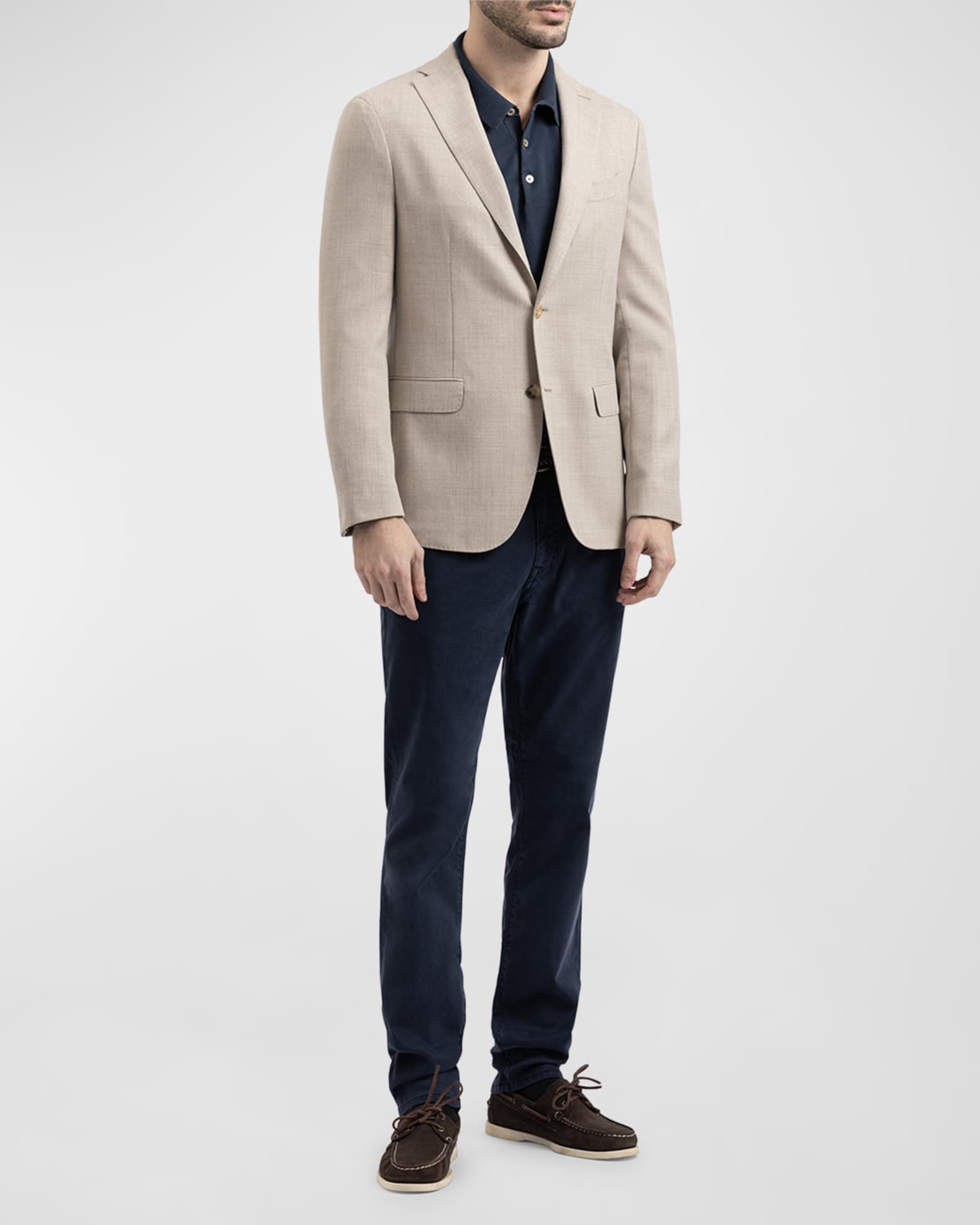 Boglioli Men's Wool Hopsack Blazer | Neiman Marcus