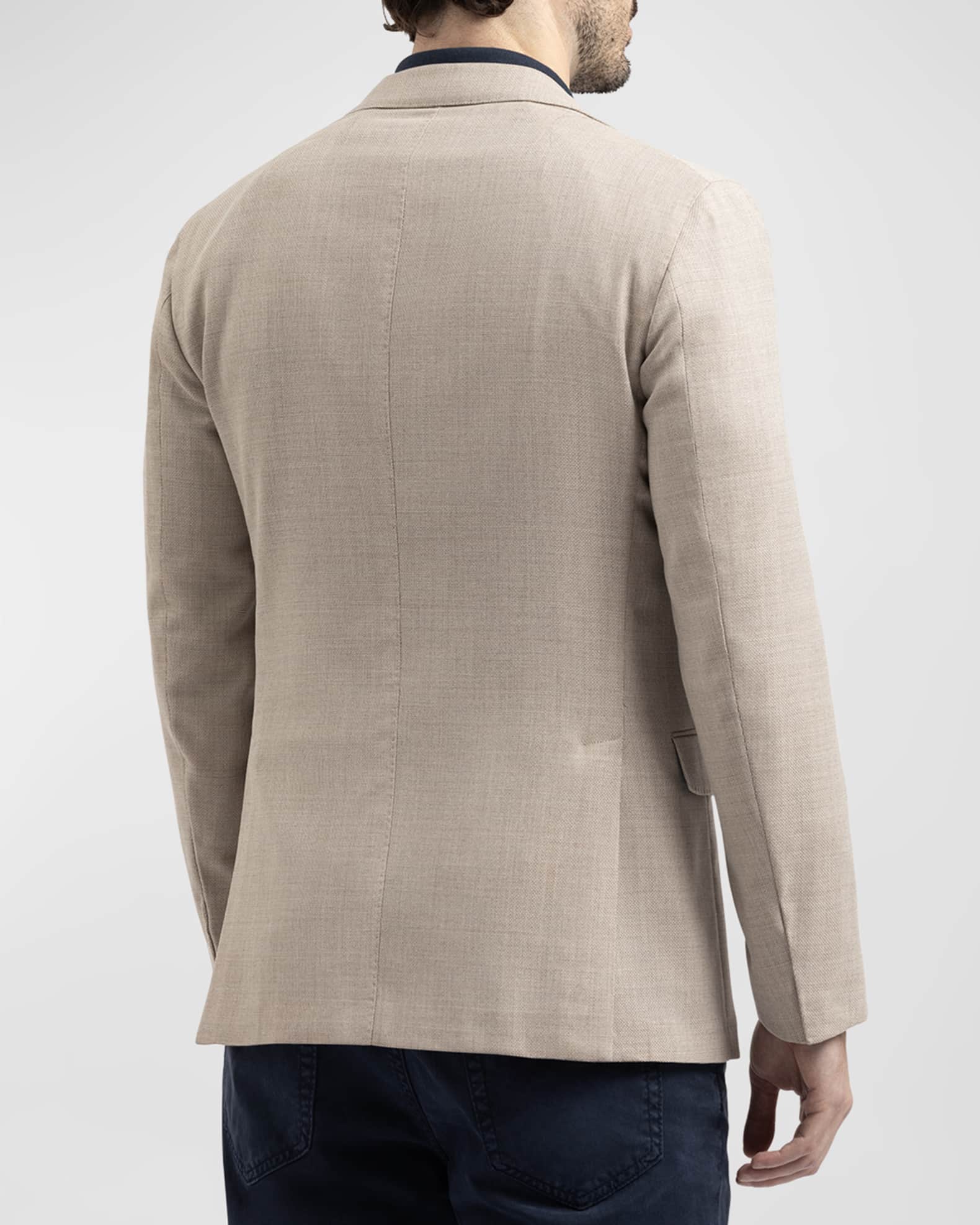 Boglioli hopsack blazer top