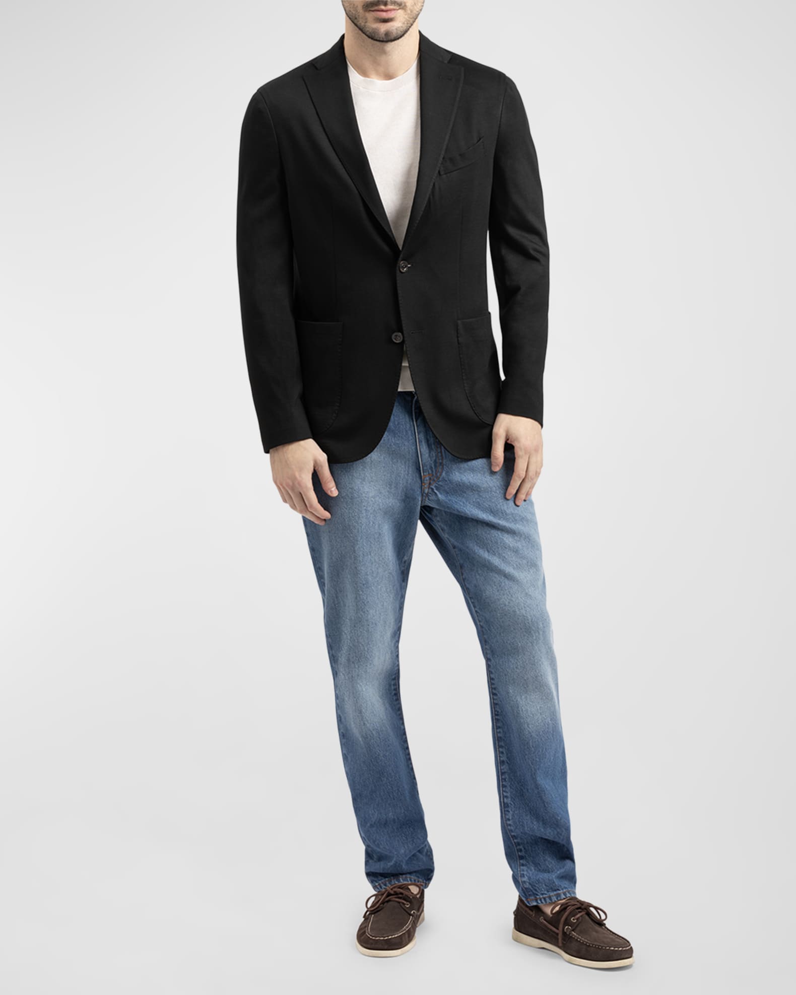 Men's Wool Jersey Blazer 1