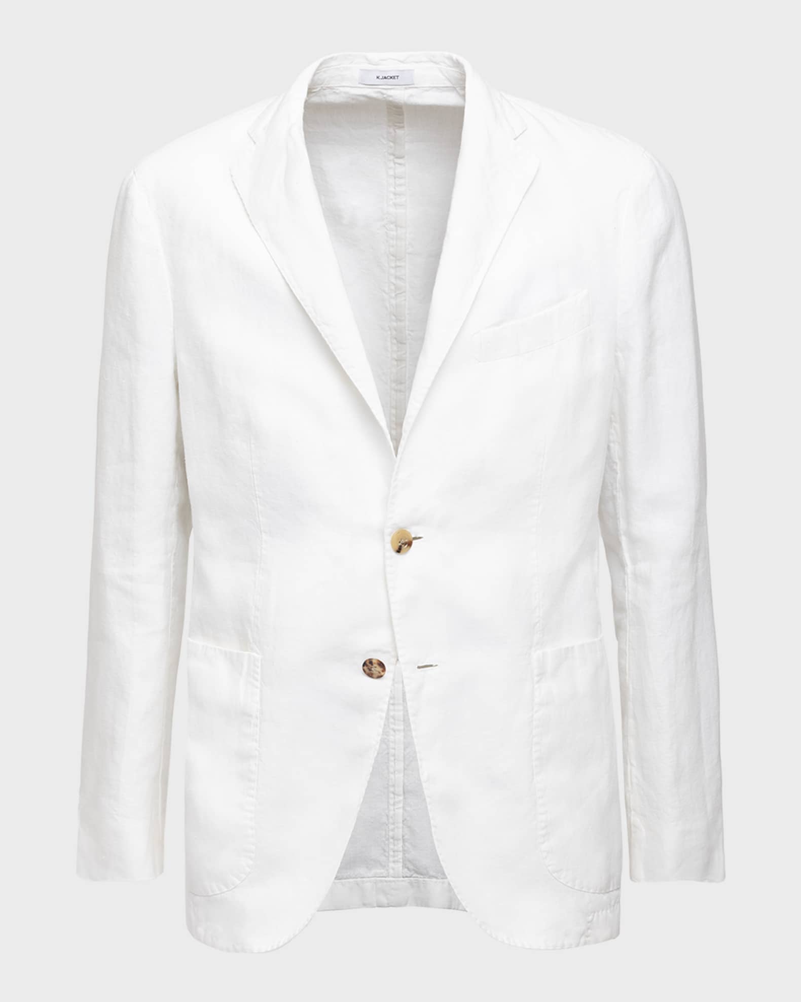 Men's Linen Blazer - White main image 1