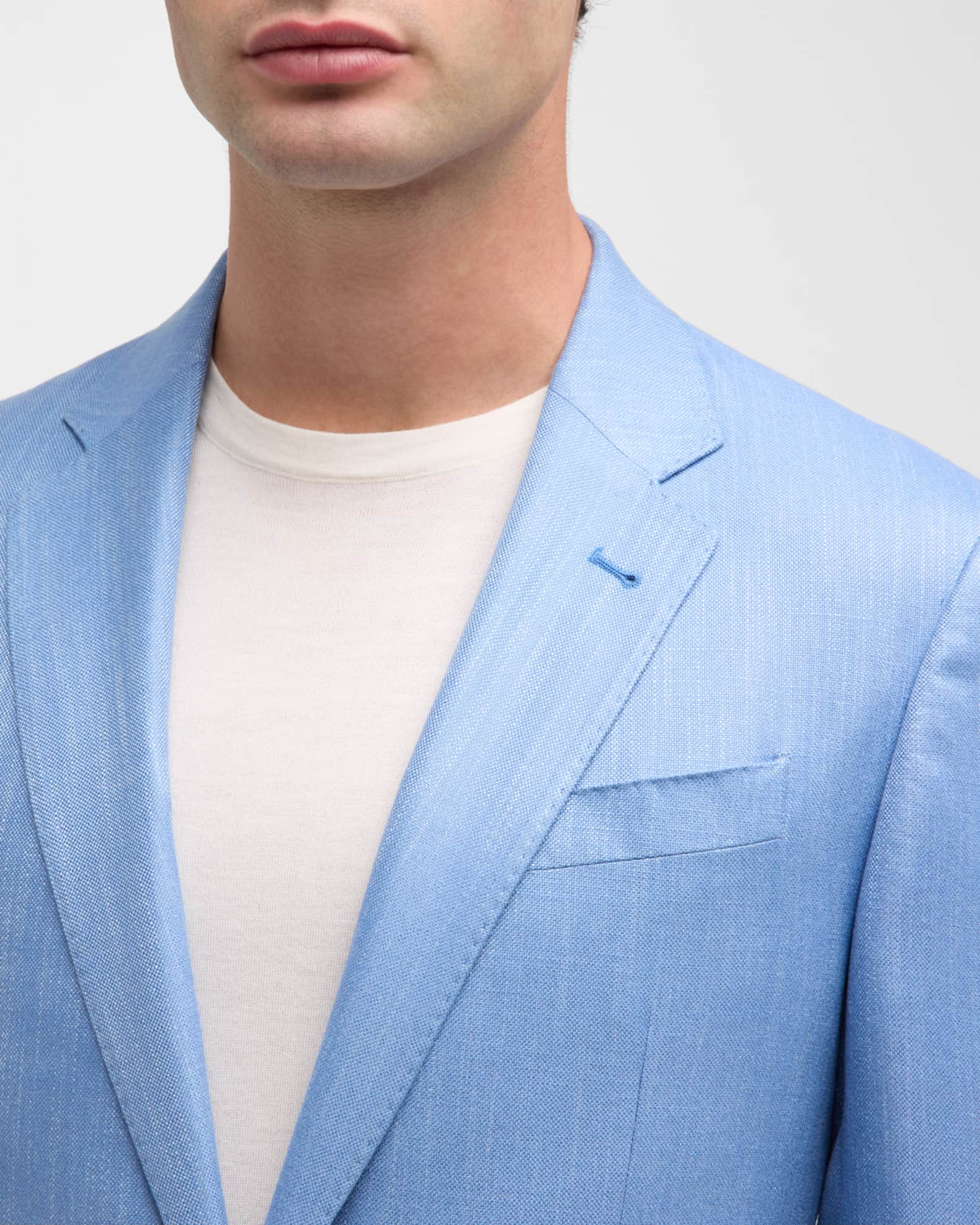 Emporio Armani Men's Textured Viscose Sport Coat | Neiman Marcus