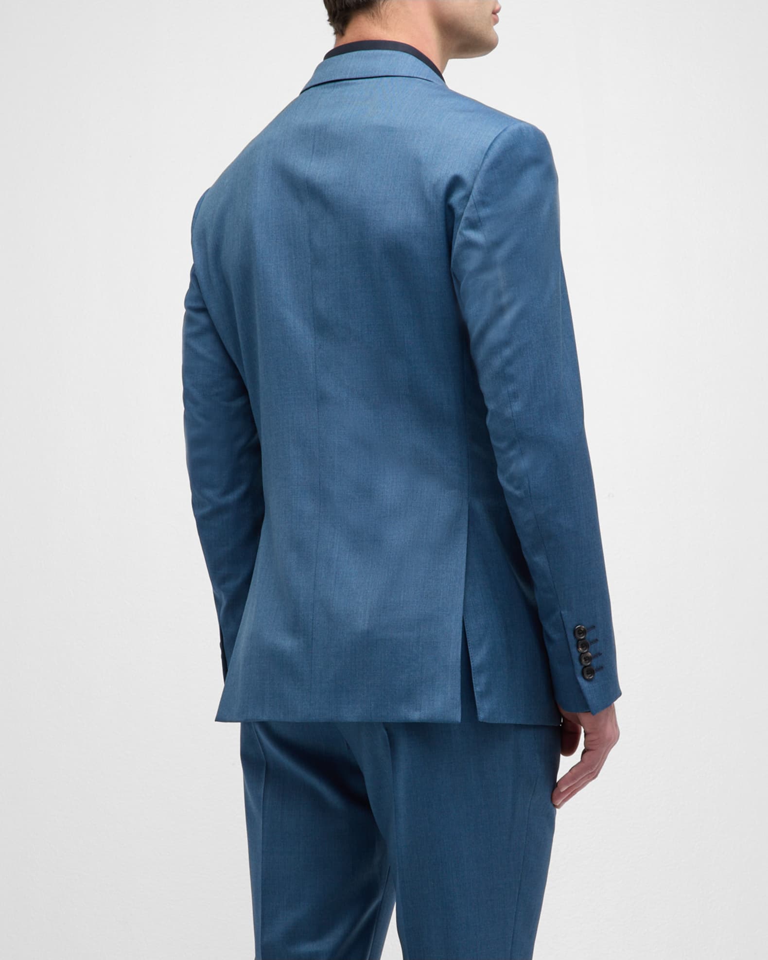 Emporio Armani Men's Solid Wool Suit | Neiman Marcus