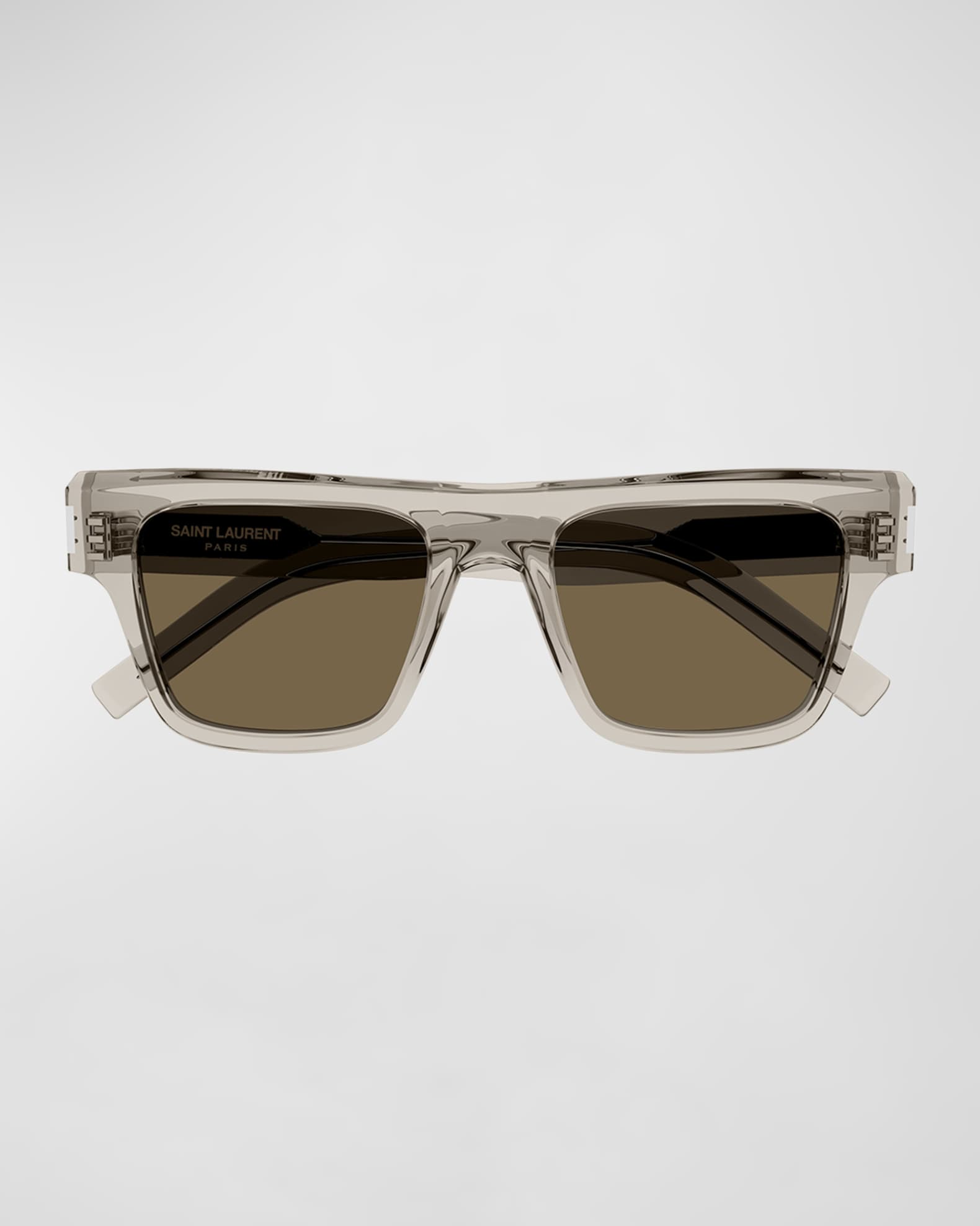 Saint Laurent Men's SL 469 Acetate Rectangle Sunglasses