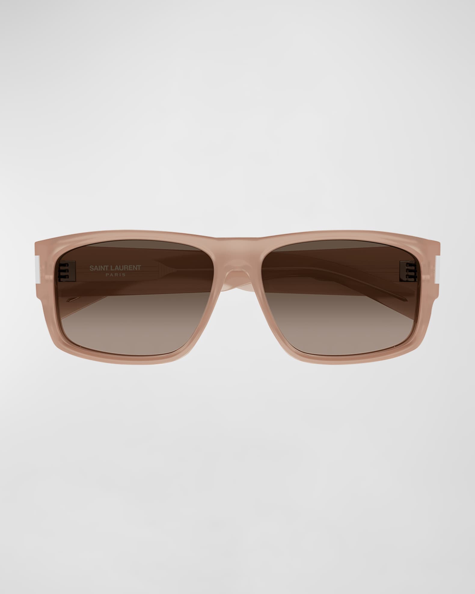 Saint Laurent Men's SL 689 Acetate Rectangle Sunglasses