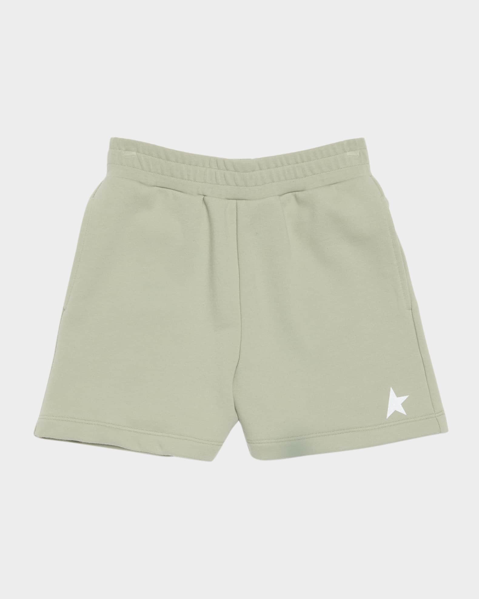 Girl's Star-Printed Fleece Shorts, Size 4-10 0