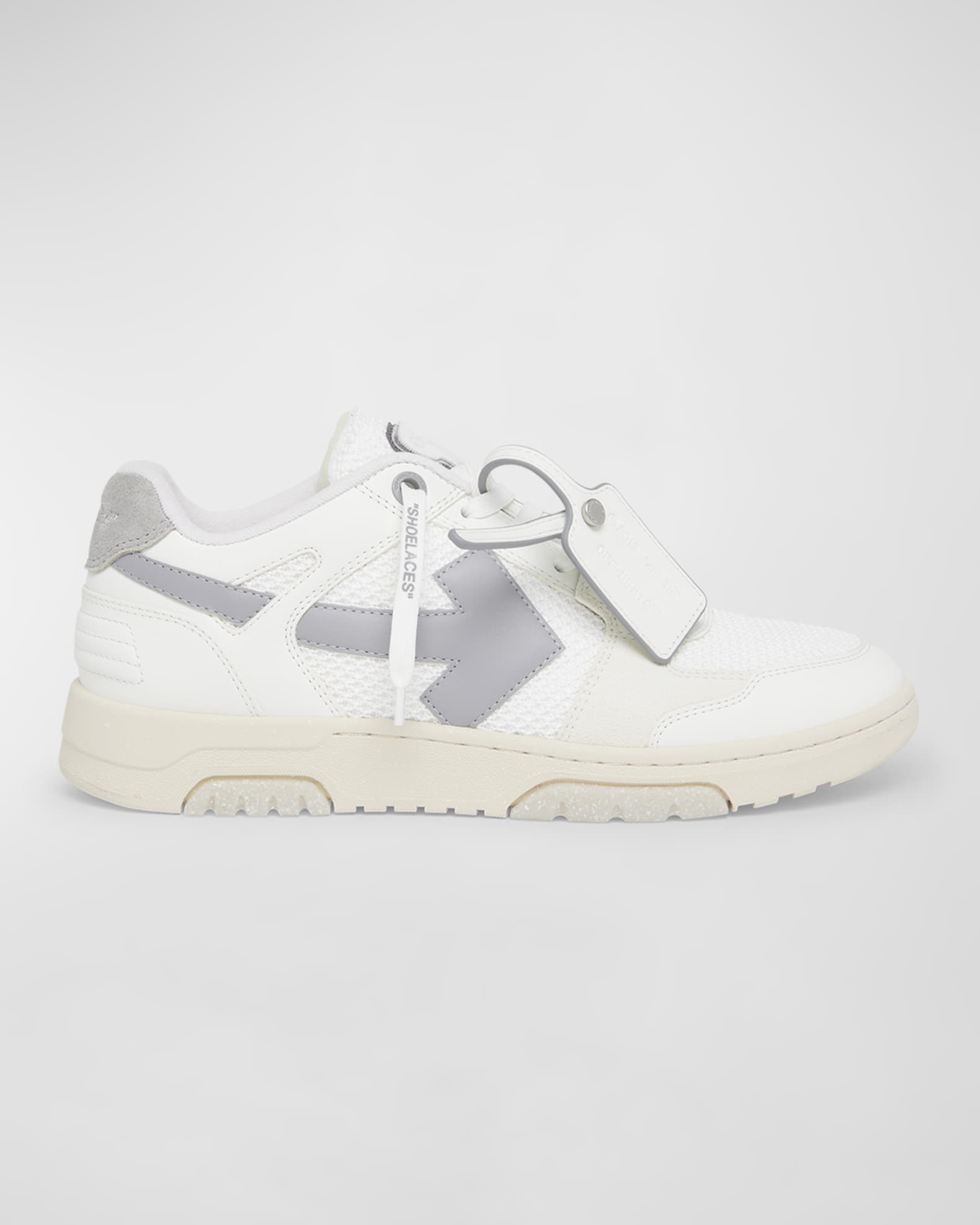 Men's Slim Out Of Office Mesh and Leather Low-Top Sneakers 0