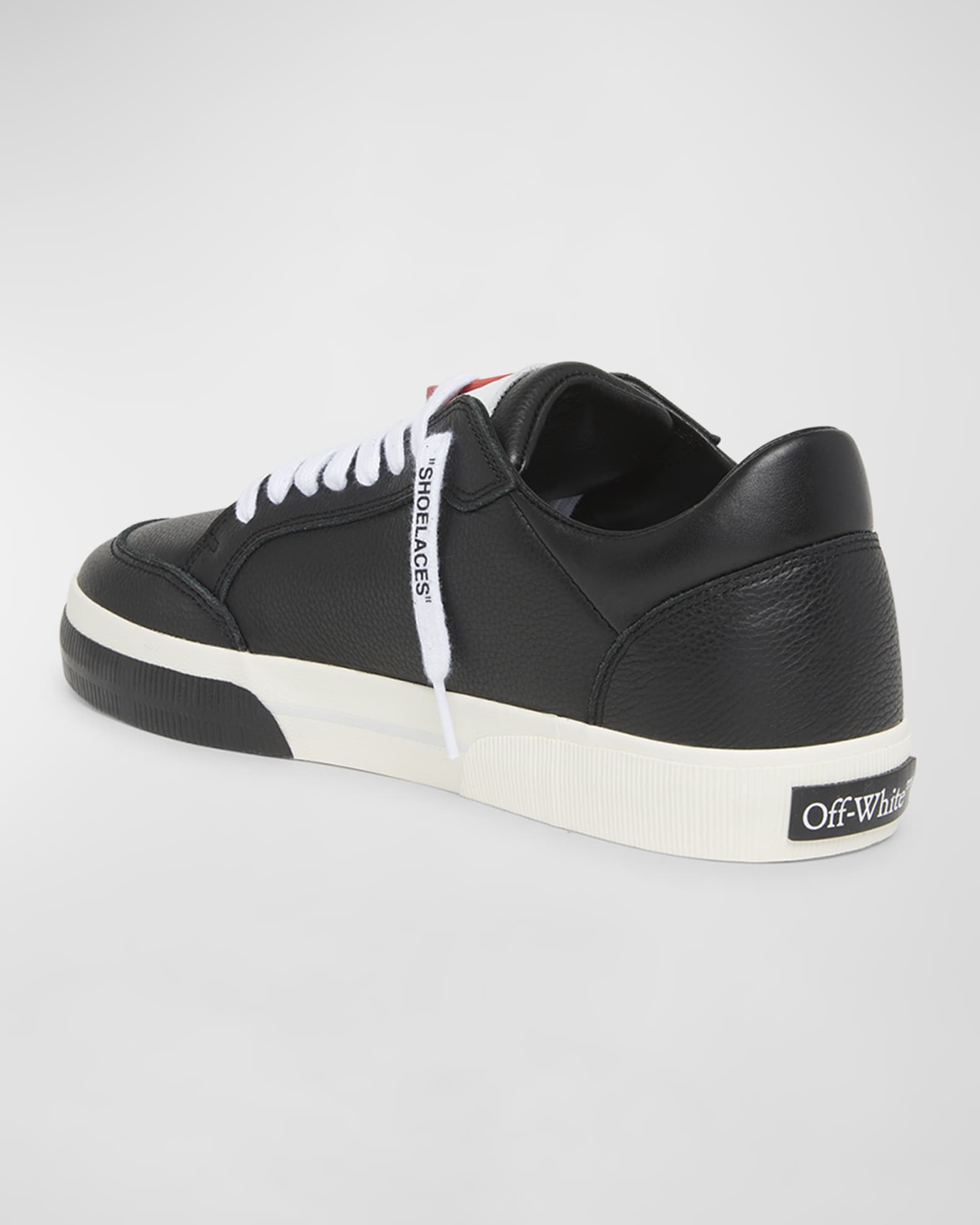 Off-White Men's New Vulcanized Calf Leather Low-Top Sneakers