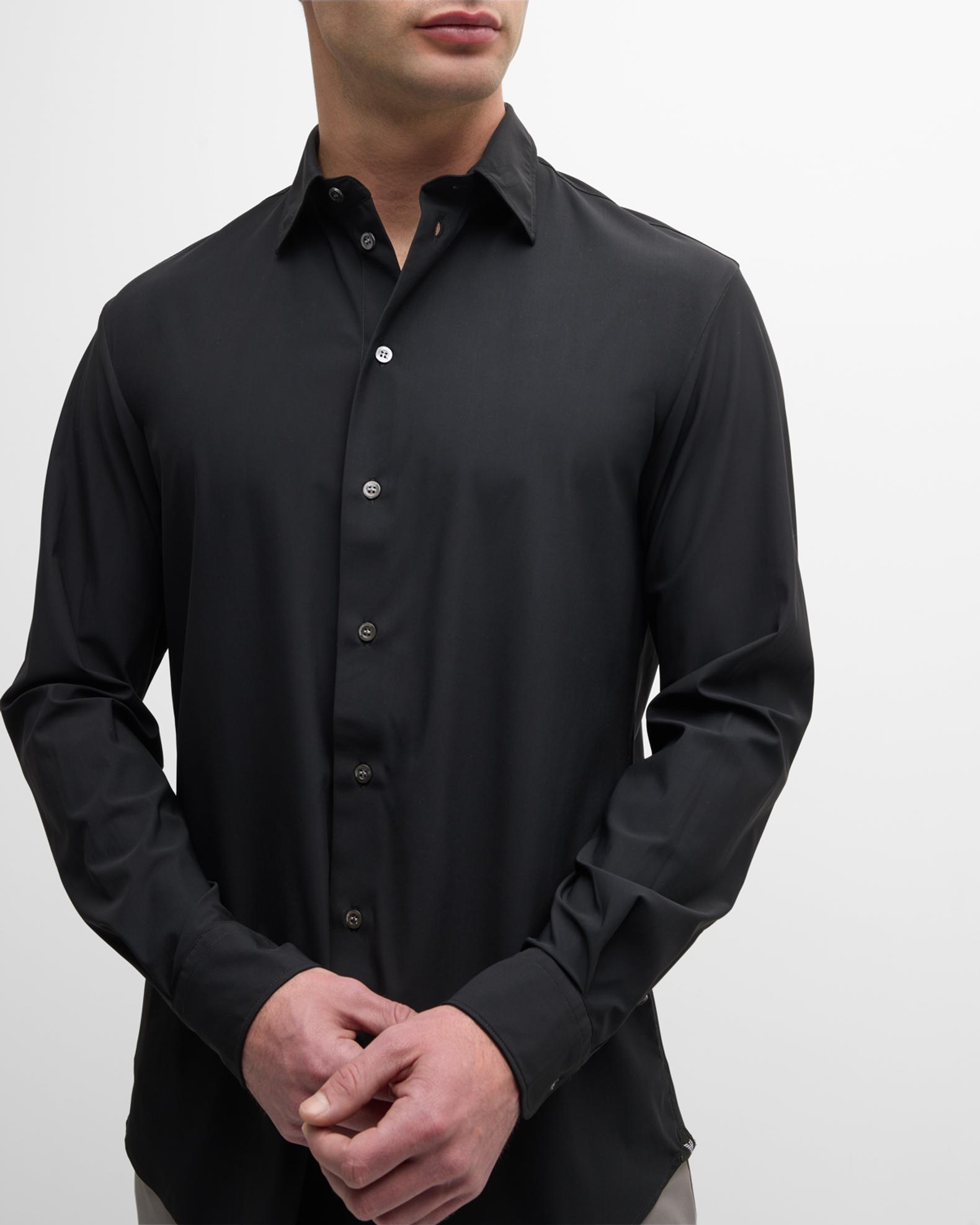 Emporio Armani Men s Nylon Stretch Sport Shirt Neiman Marcus