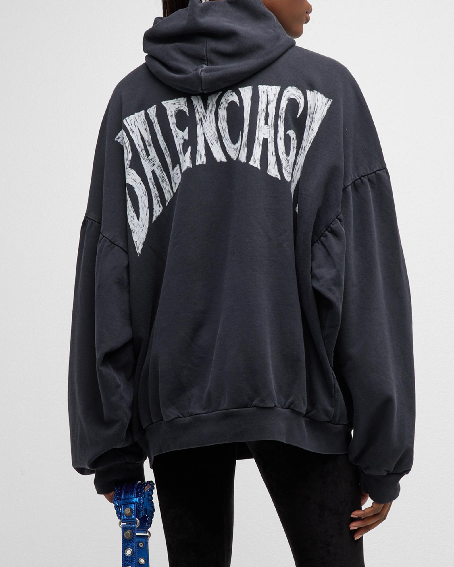 Balenciaga Tropical Paris Oversized Hoodie | Neiman Marcus