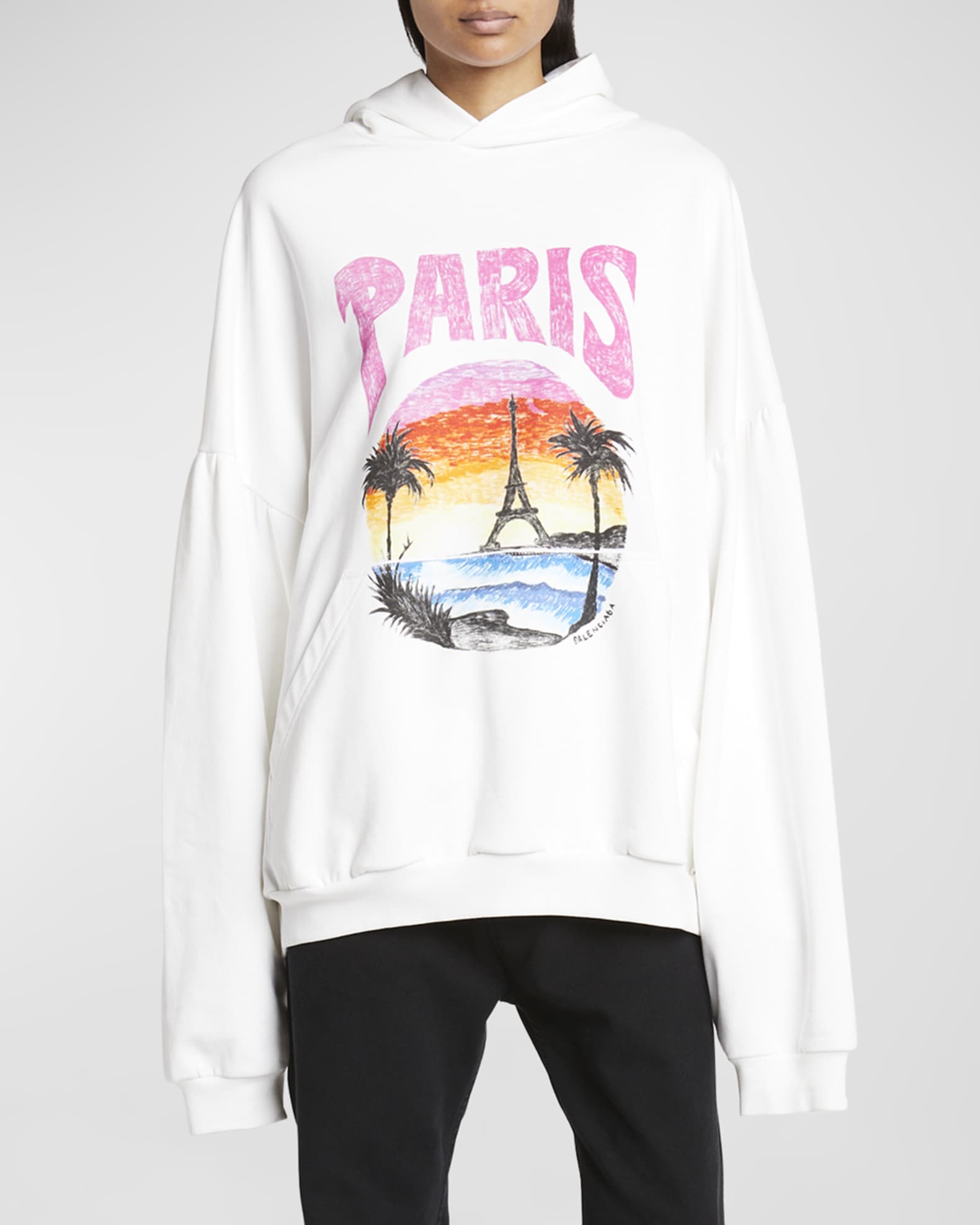 送料込み*BALENCIAGA*PARIS TROPICAL ROUND HOODIE 0400020277640?wid=900