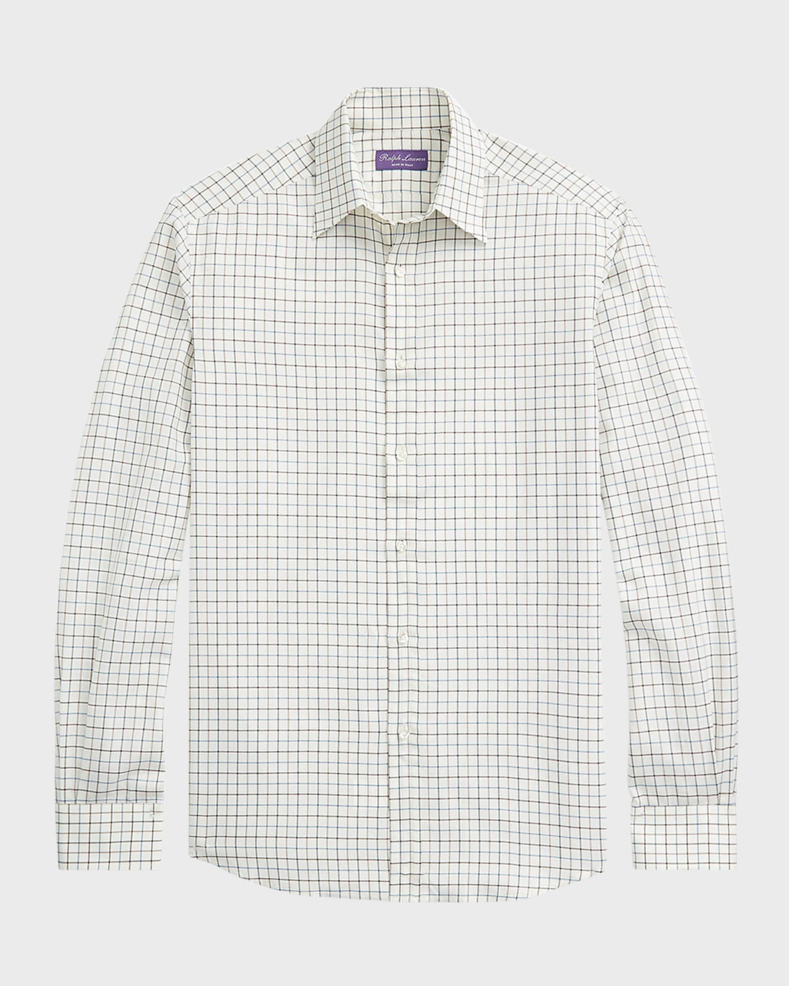 Ralph Lauren Purple Label Men's Tattersall Twill Button-Down Shirt