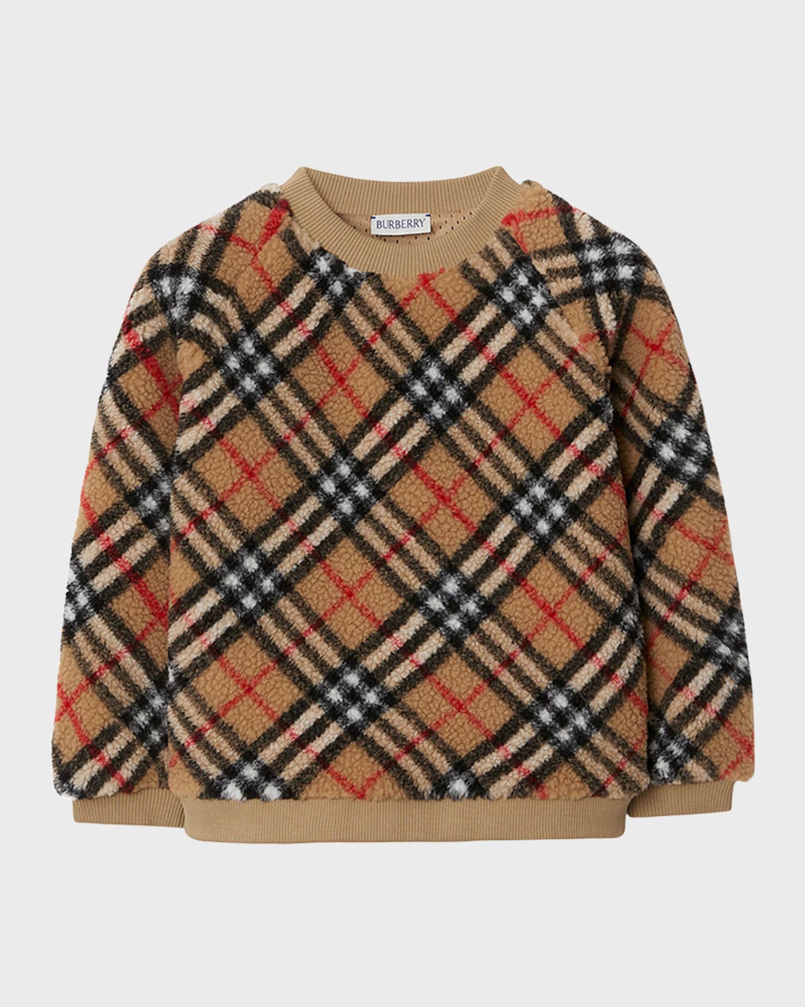 Burberry hotsell check sweater