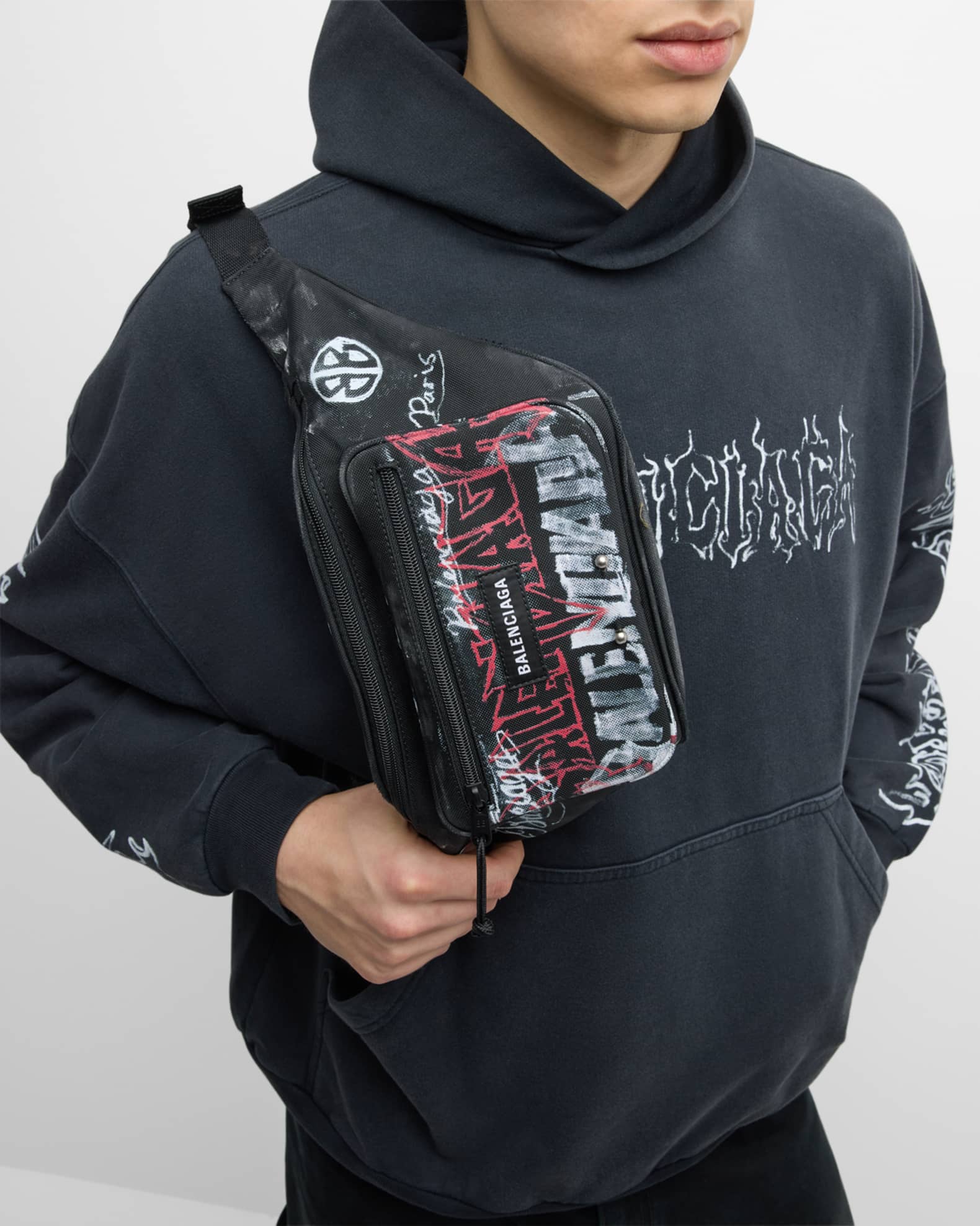 Men's Explorer DIY Metal Allover Belt Bag 1