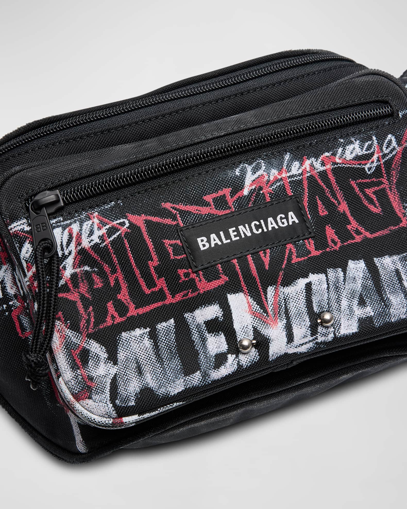 Balenciaga explorer belt bag graffiti online