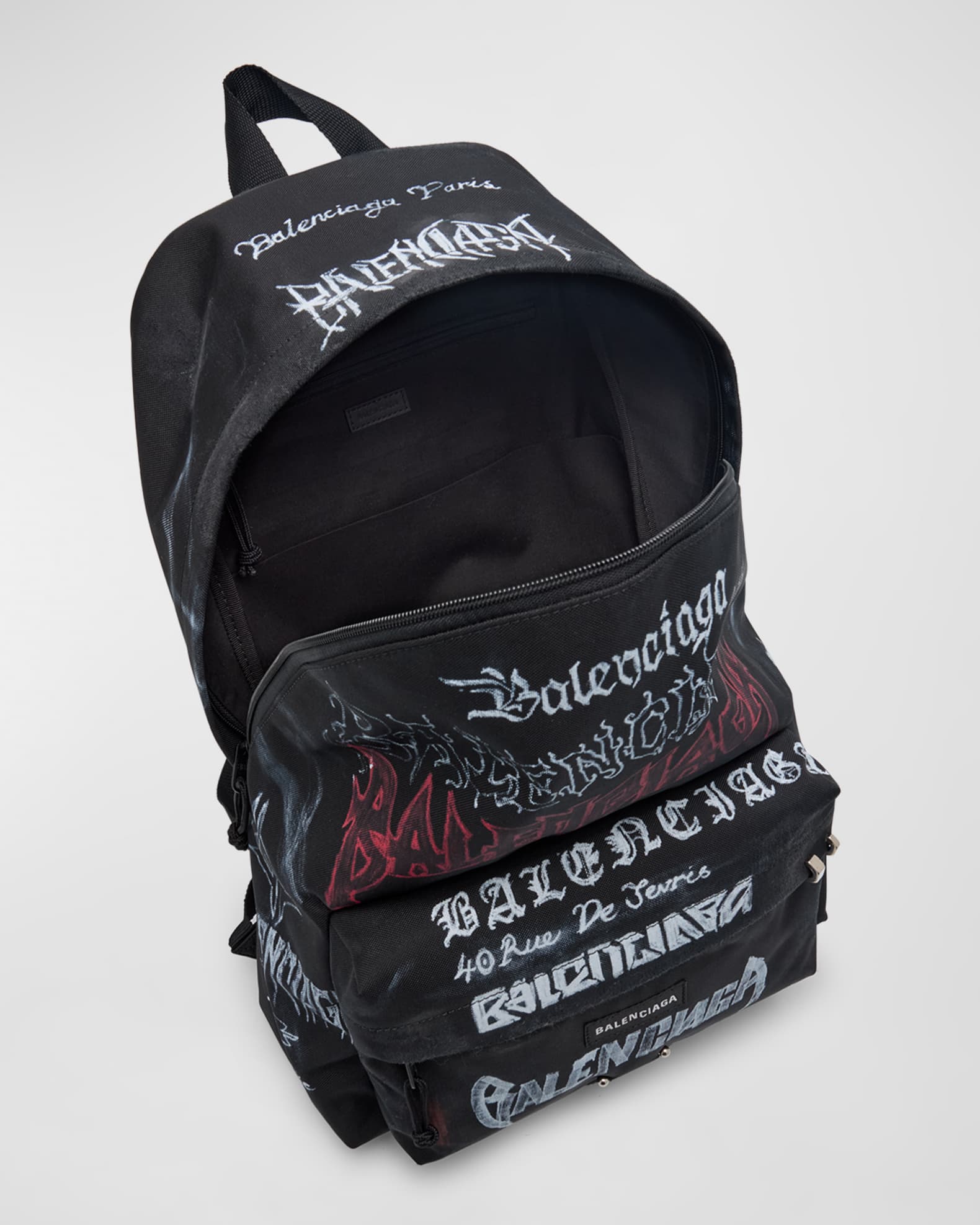 Balenciaga Men's Explorer DIY Metal Allover Backpack | Neiman Marcus