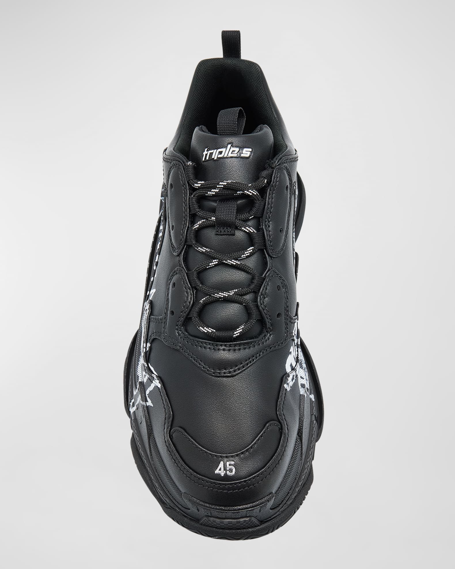 Balenciaga triple s black original outlet