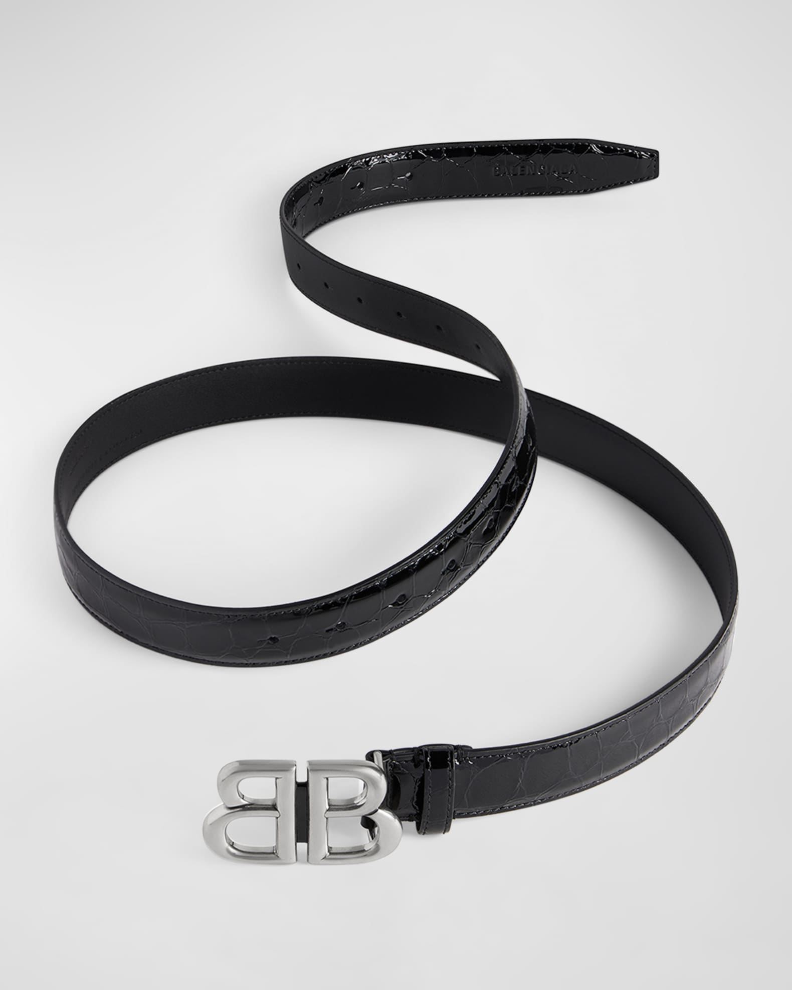 The Monaco White Leather Belt