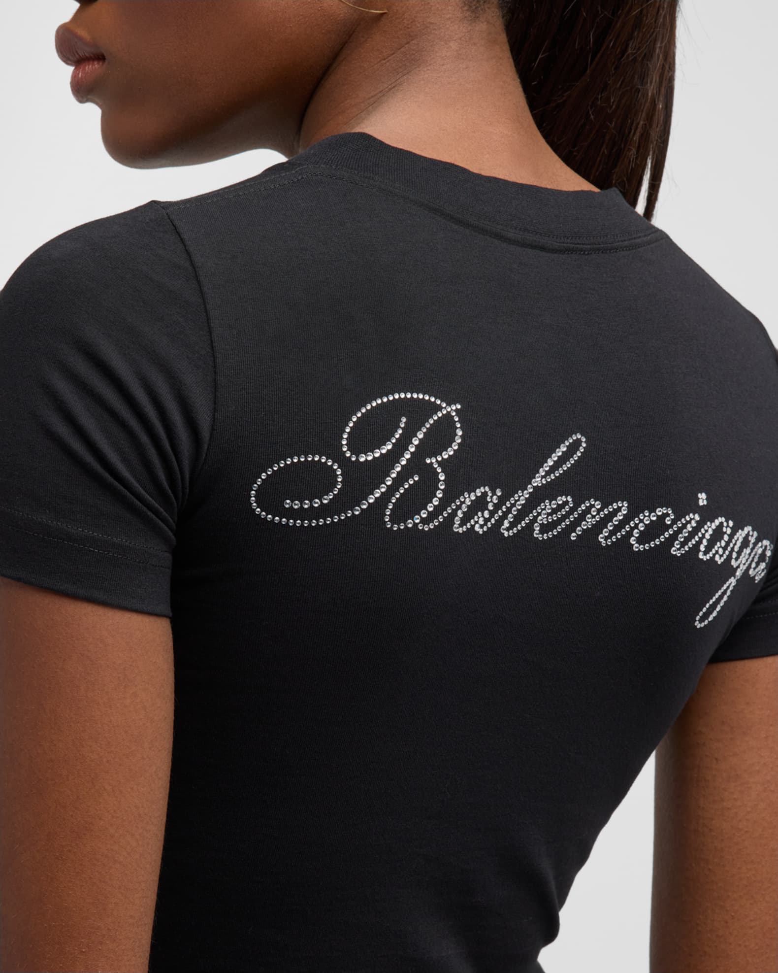 Balenciaga logo t shirt women's new arrivals