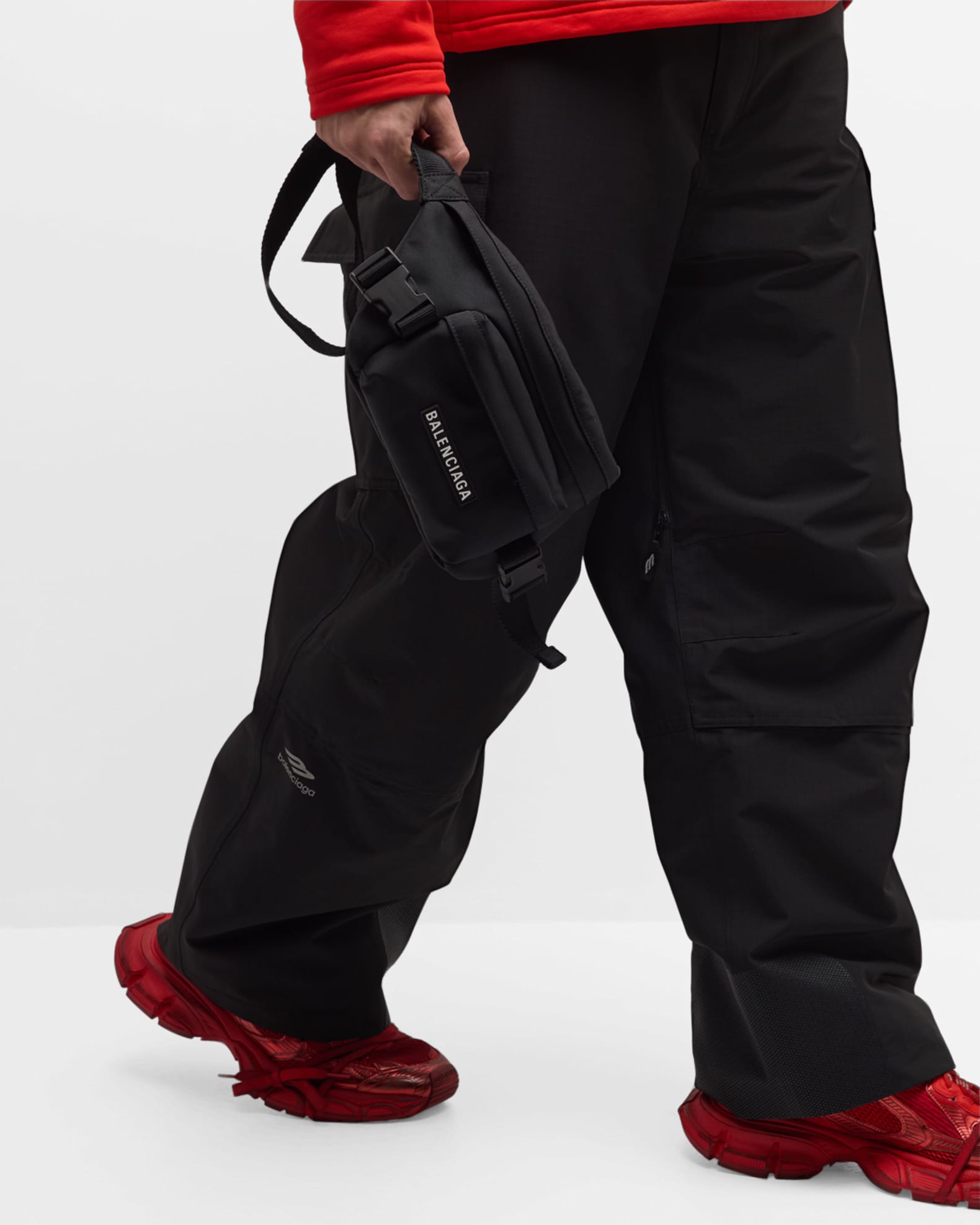 Balenciaga Men's Nylon Ski Belt Bag | Neiman Marcus
