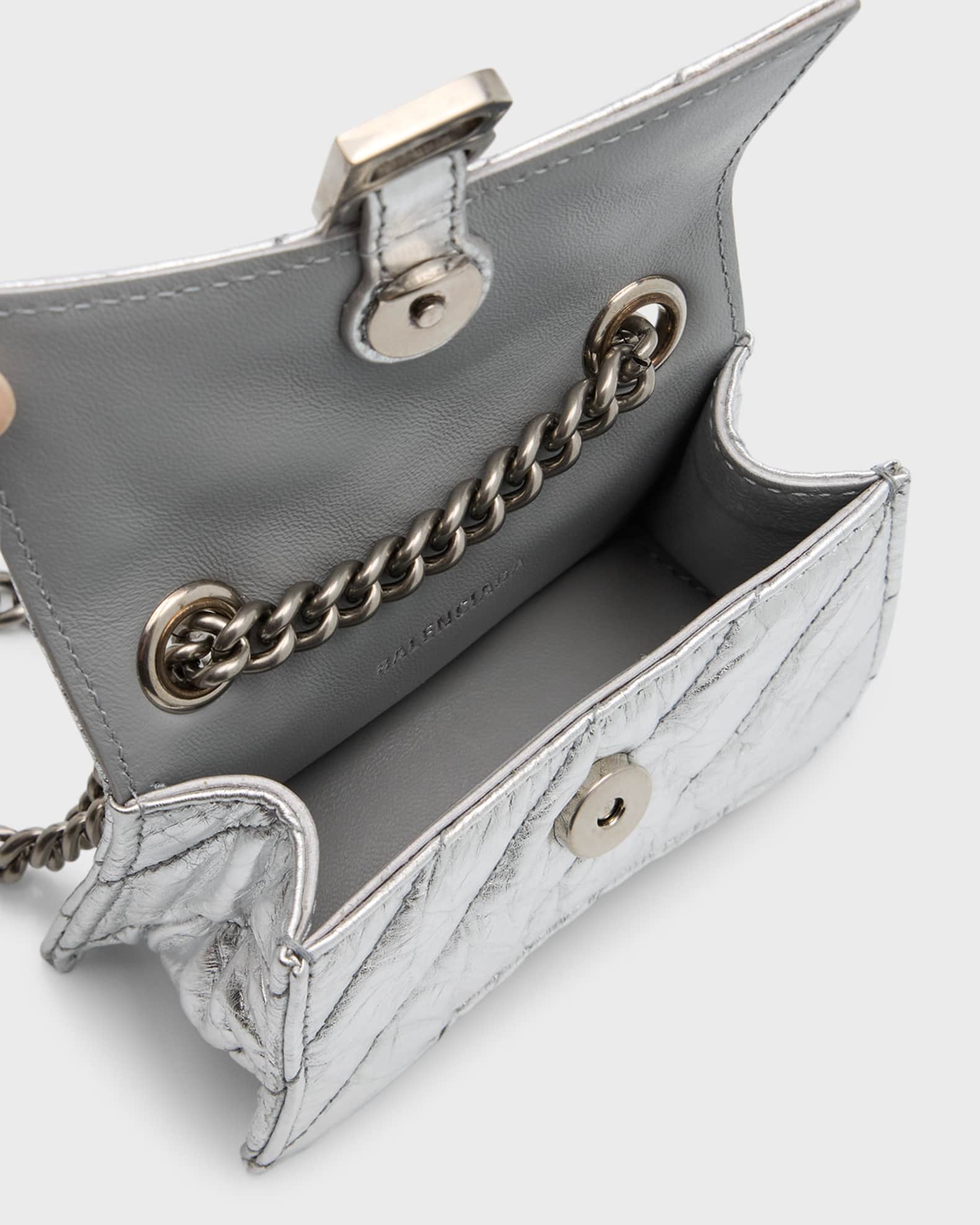 Balenciaga silver crossbody clearance