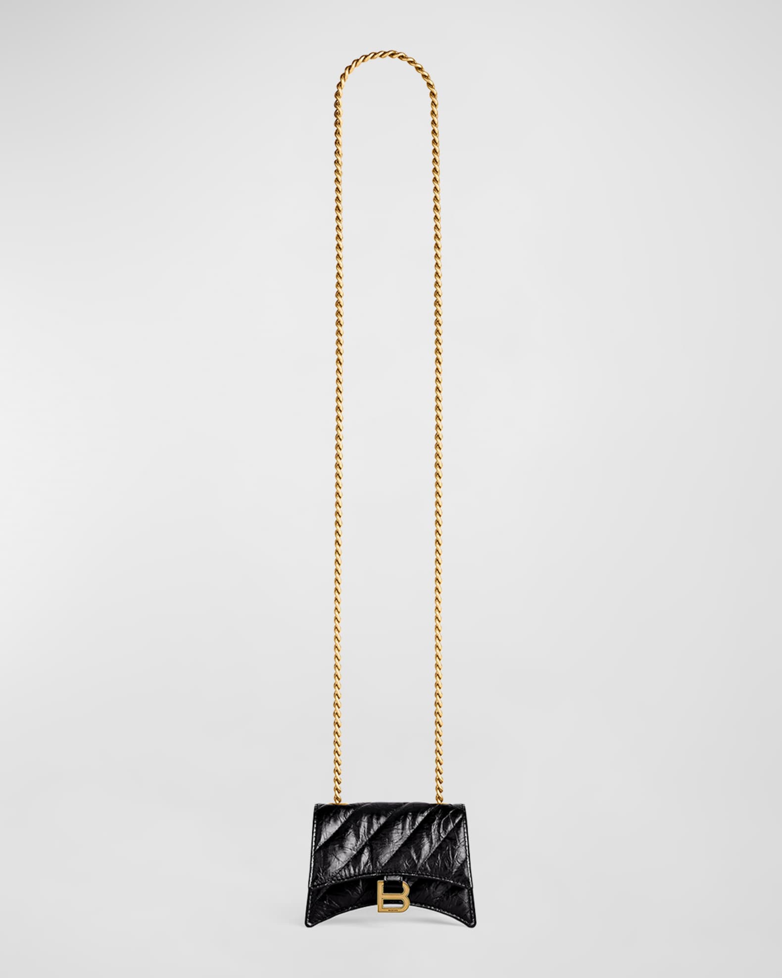Crush Mini Quilted Chain Bag 0