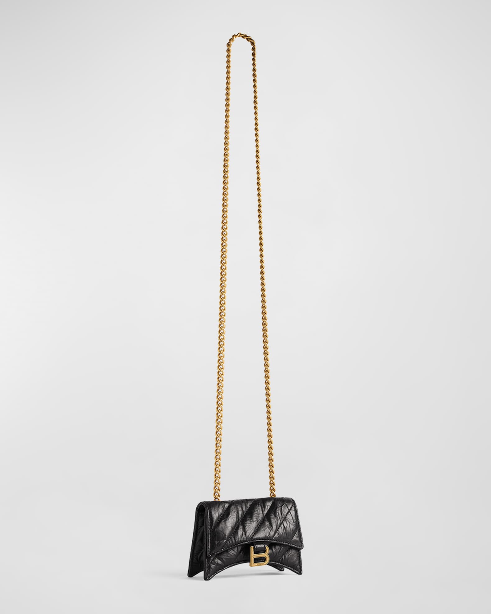Balenciaga Crush Mini Quilted Chain Bag | Neiman Marcus
